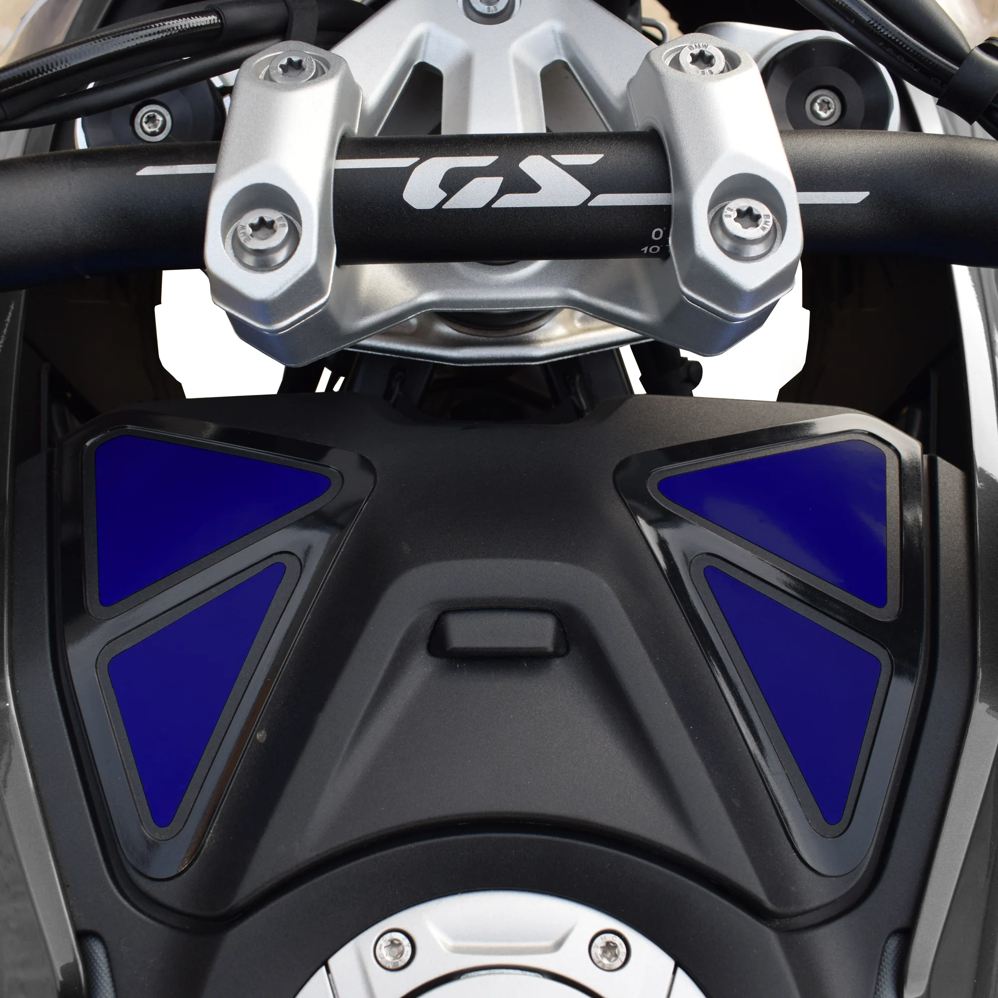 Pyramid Decals | BMW R 1300 GS Storage Compartment Decal Kit | Blue