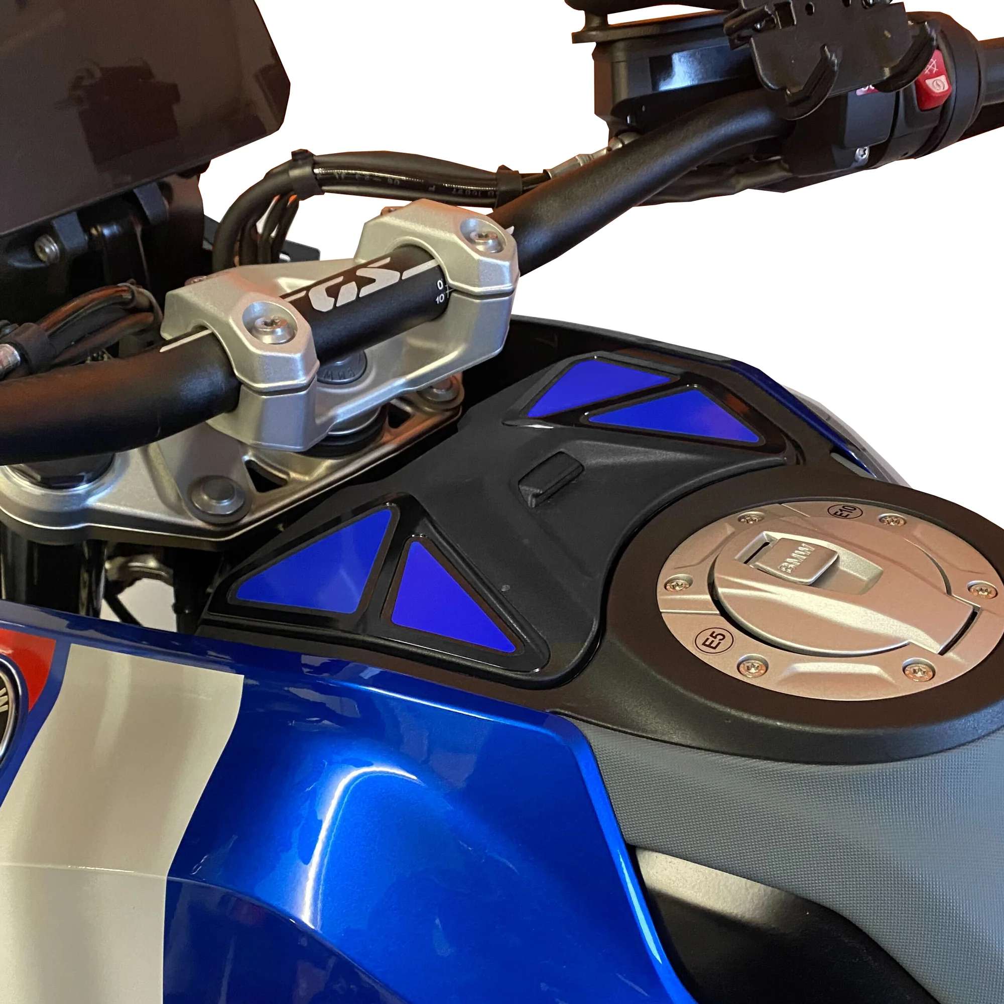 Pyramid Decals | BMW R 1300 GS Storage Compartment Decal Kit | Light Blue - Image 3