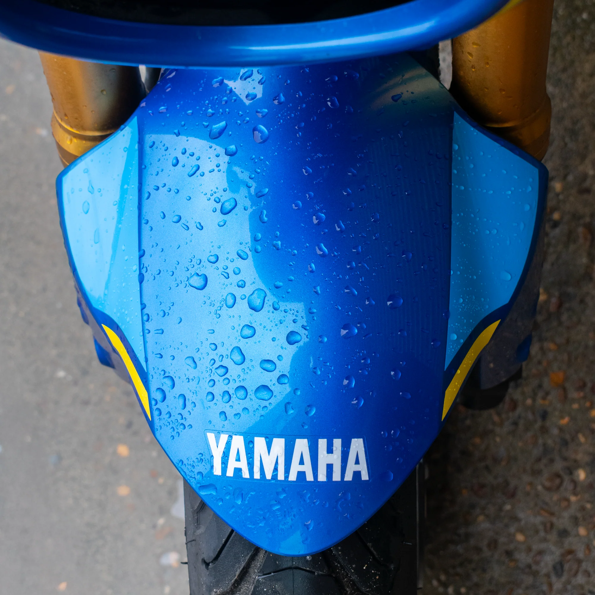 Pyramid Decals | Legend Blue Front Guard Decal | Yamaha XSR 900 2023>Current - Image 5