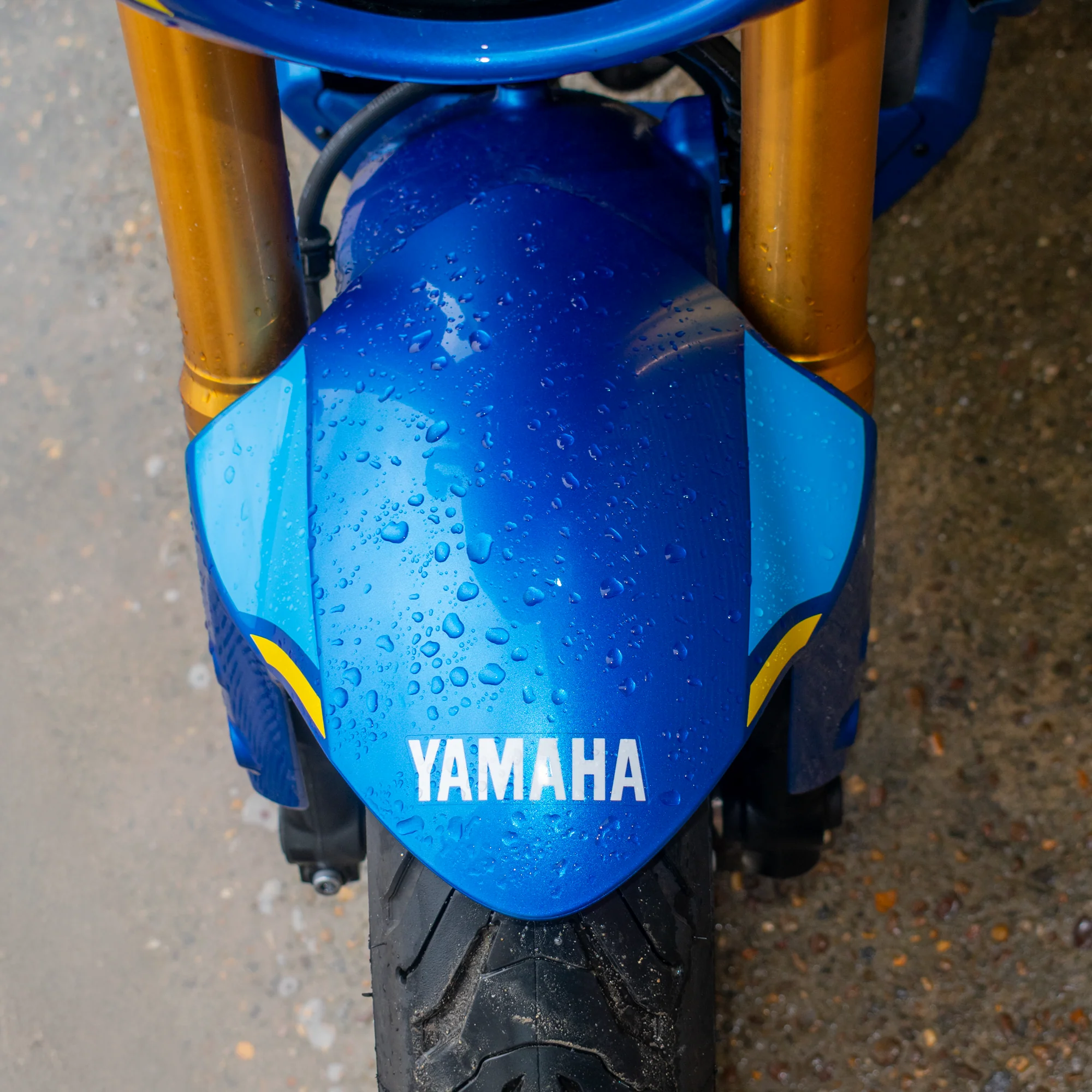 Pyramid Decals | Legend Blue Front Guard Decal | Yamaha XSR 900 2023>Current - Image 6