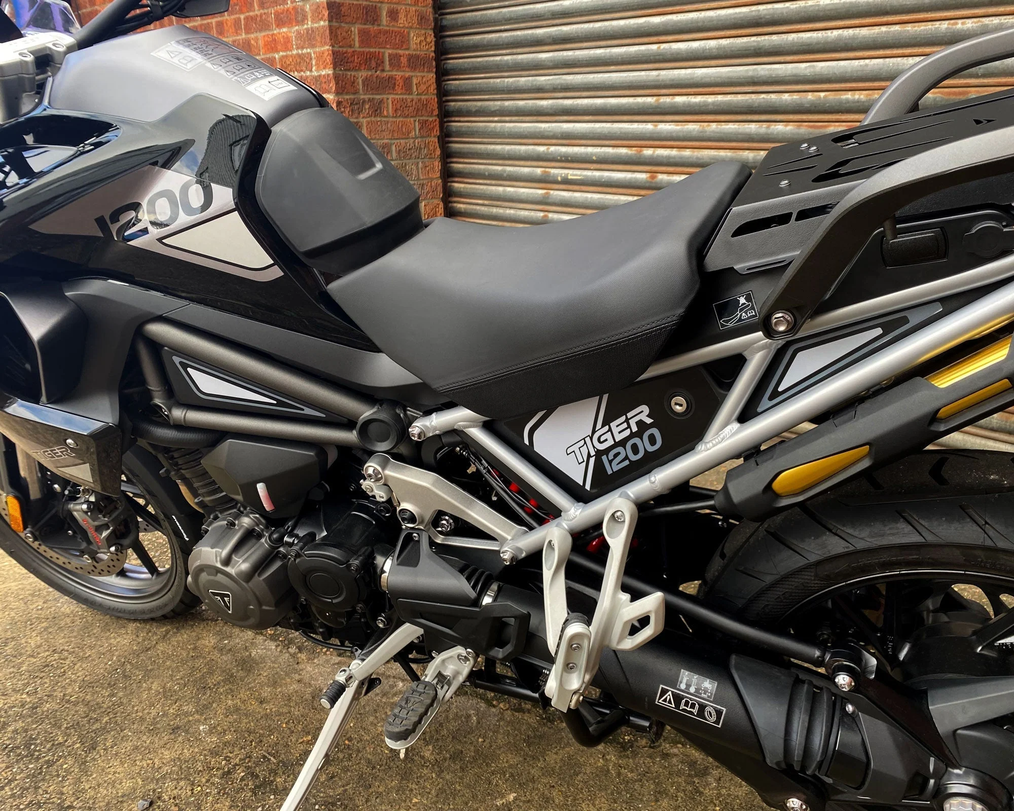 Pyramid Decals (Set of 6) | Black & Grey | Triumph Tiger 1200 GT Pro 2022>Current - Image 2