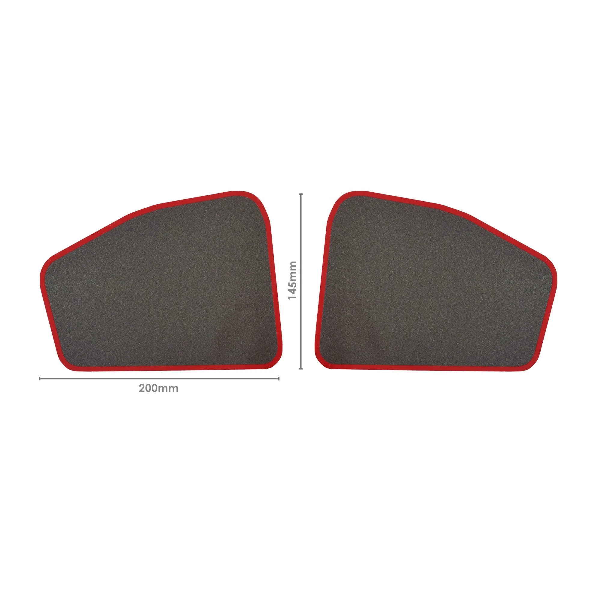 Pyramid Decals | Yamaha XSR 900 Seat Cowl Number Board Set | Grey & Red - Image 3