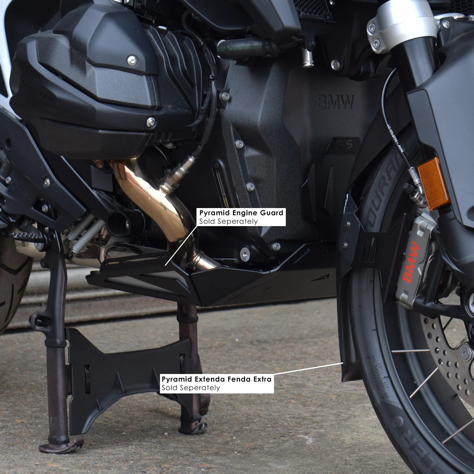 Pyramid Engine Cover | Gloss Silver | BMW R 1300 GS 2023>Current - Image 11
