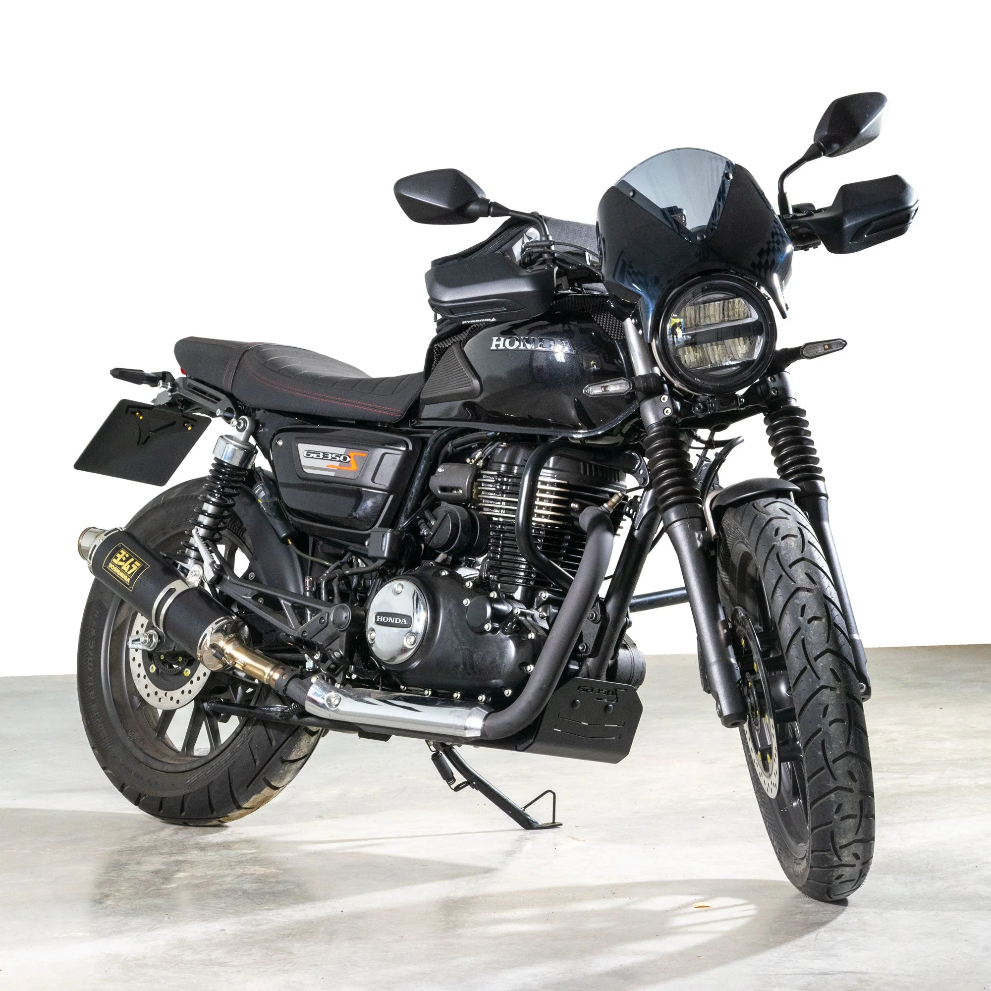 Pyramid Engine Guard | Matte Black | Honda GB350S 2025>Current - Image 3