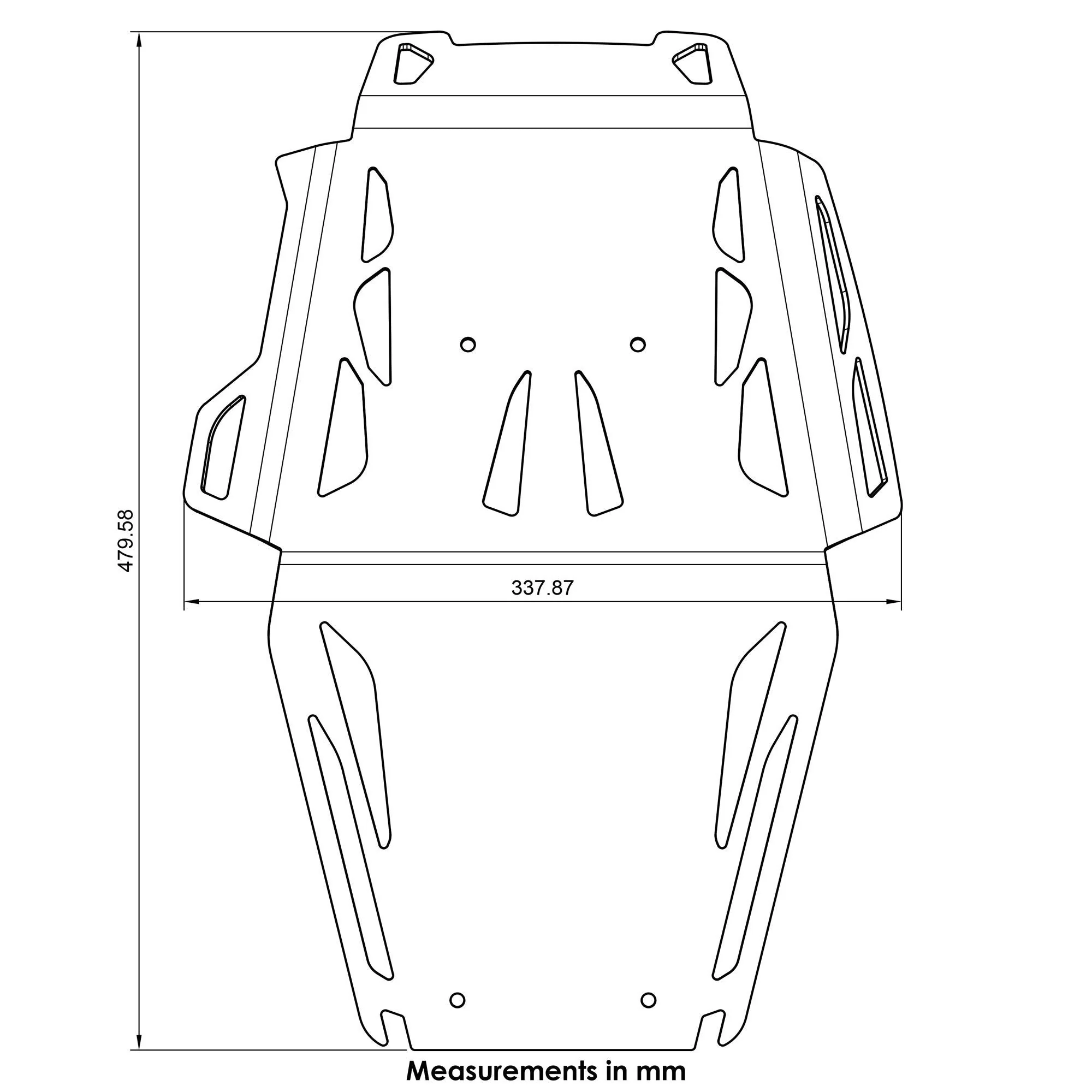 Pyramid Engine Plate | Matte Black | BMW F 900 R 2020>Current - Image 12