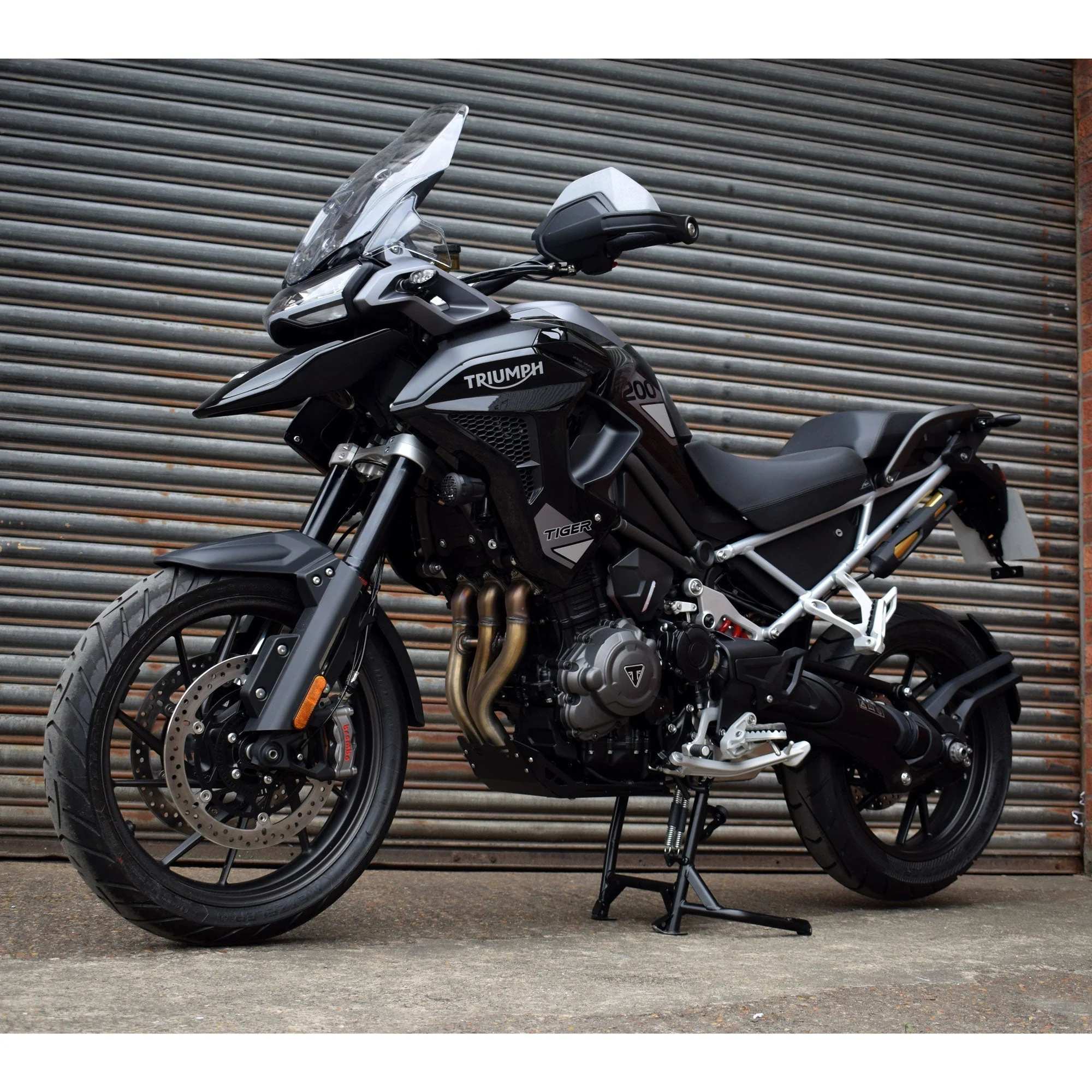 Pyramid Engine Plate | Matte Black | Triumph Tiger 1200 Rally Explorer 2022>Current - Image 4