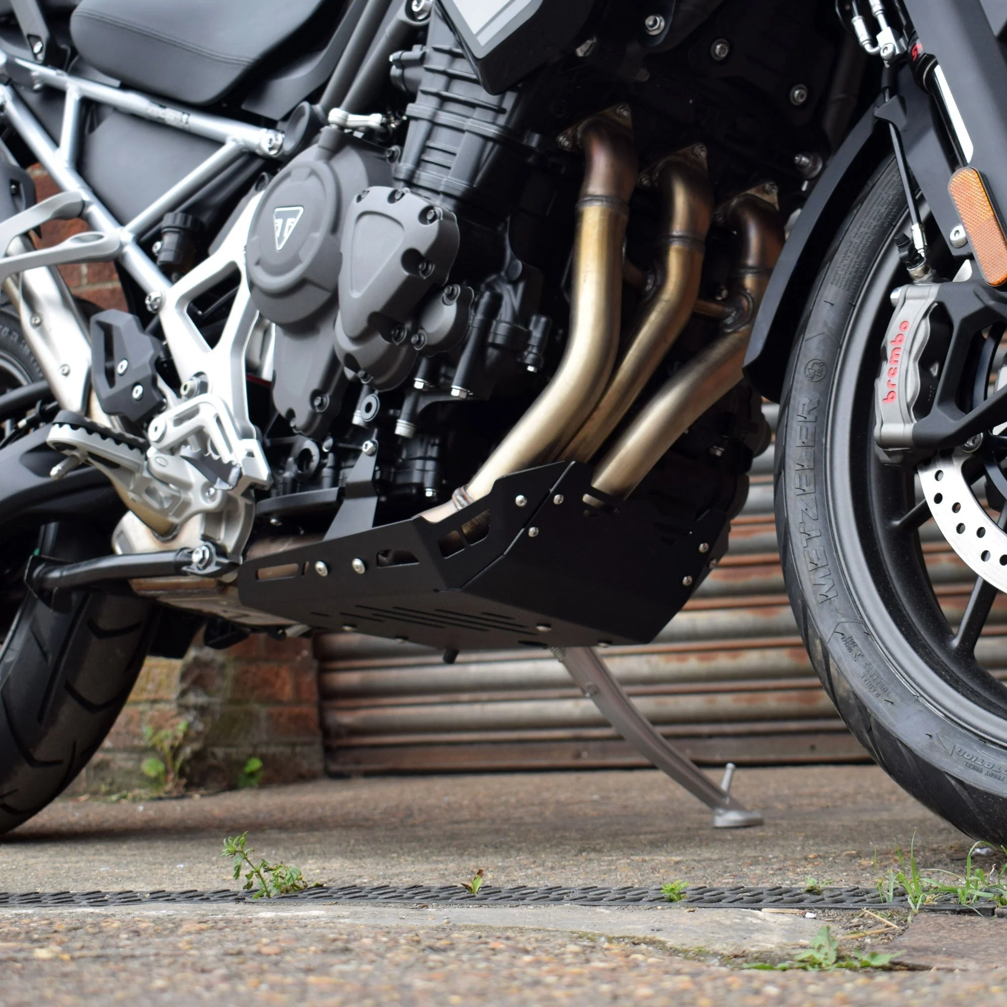 Pyramid Engine Plate | Matte Black | Triumph Tiger 1200 Rally Pro 2022>Current - Image 5