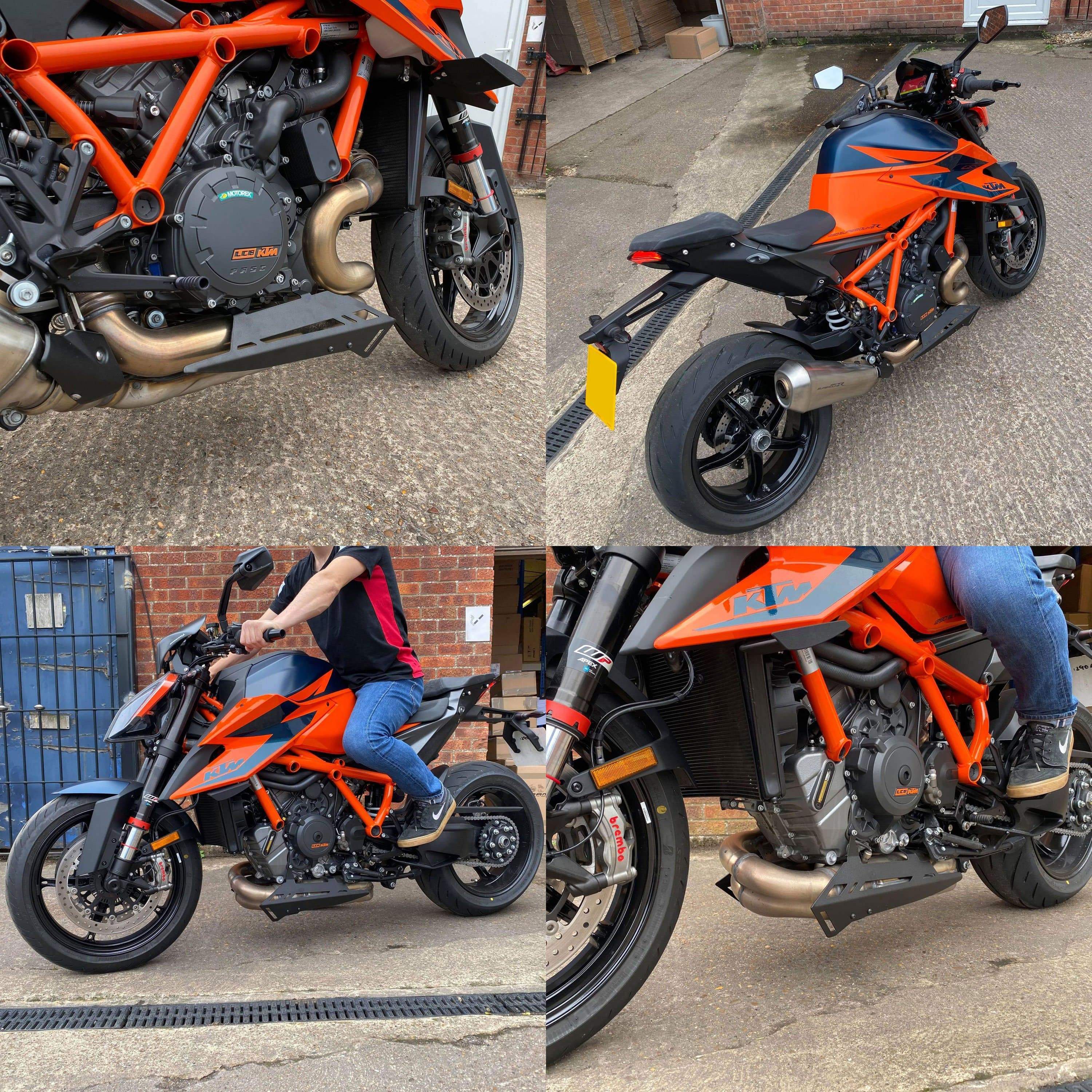 Pyramid Exhaust Cheeks | Matte Black | KTM 1290 Super Duke R 2020>Current - Image 4
