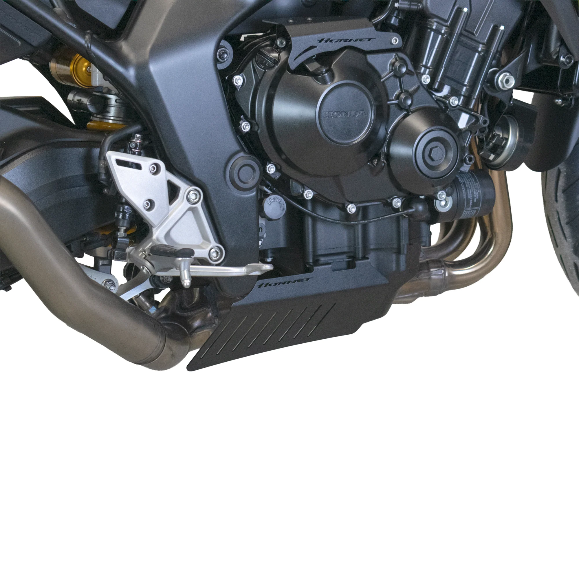 Pyramid Exhaust Guard | Matte Black | Honda CB 1000 Hornet inc SP 2025>Current - Image 6