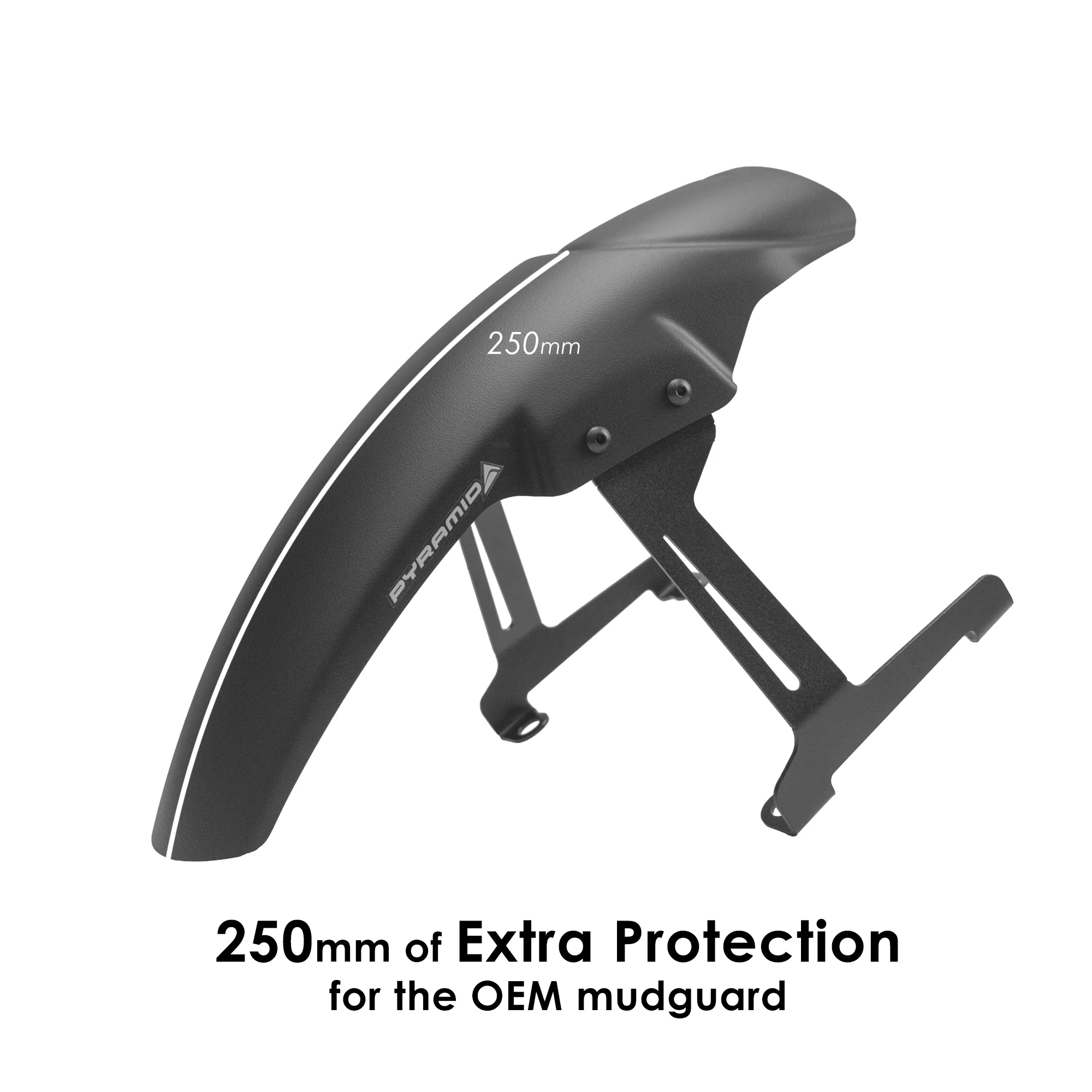 Pyramid Extenda Fenda EXTRA | Matte Black | Moto Guzzi V7 Sport 2025>Current - Image 7