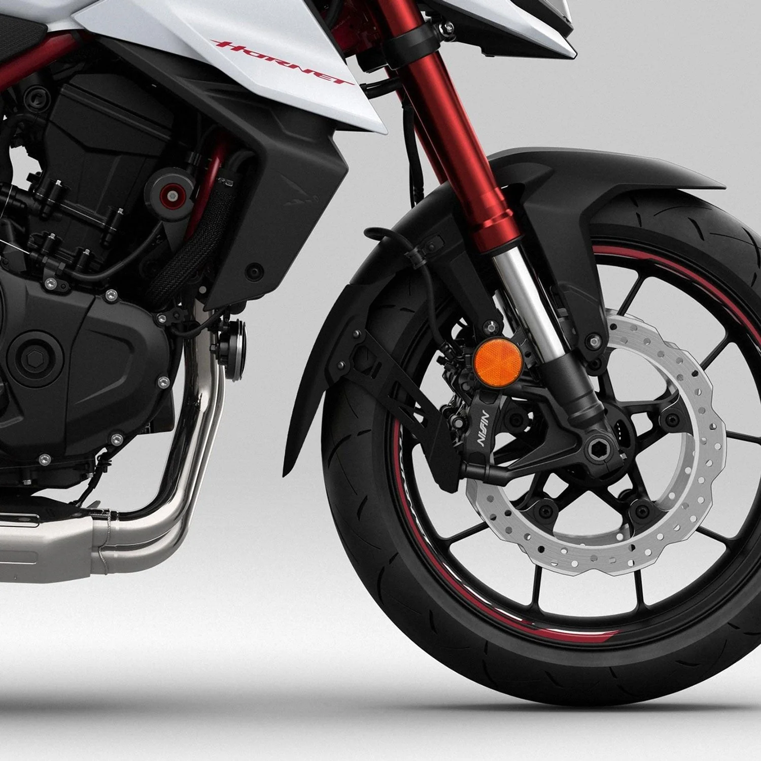 Pyramid Extenda Fenda EXTRA | Matte Iridium Grey Metallic | Honda CB750 Hornet 2023>2024 - Image 5
