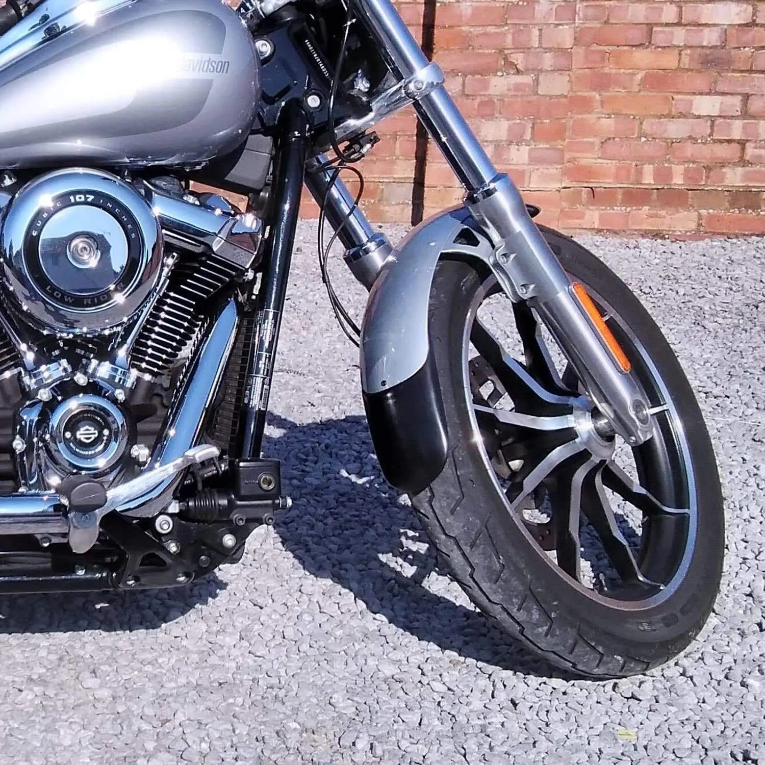 Pyramid Extenda Fenda | Matte Black | Harley Davidson Dyna Low Rider (FXDL) 2010>2017 - Image 2