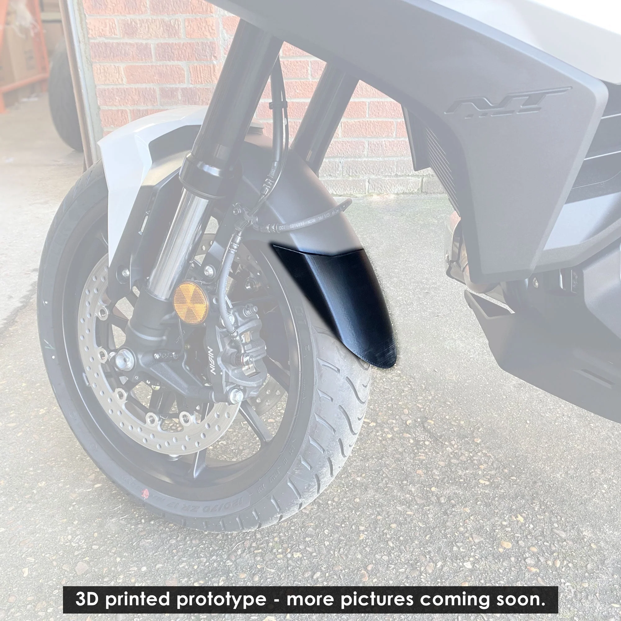 Pyramid Extenda Fenda | Matte Black | Honda NT1100 2022>2024 - Image 5