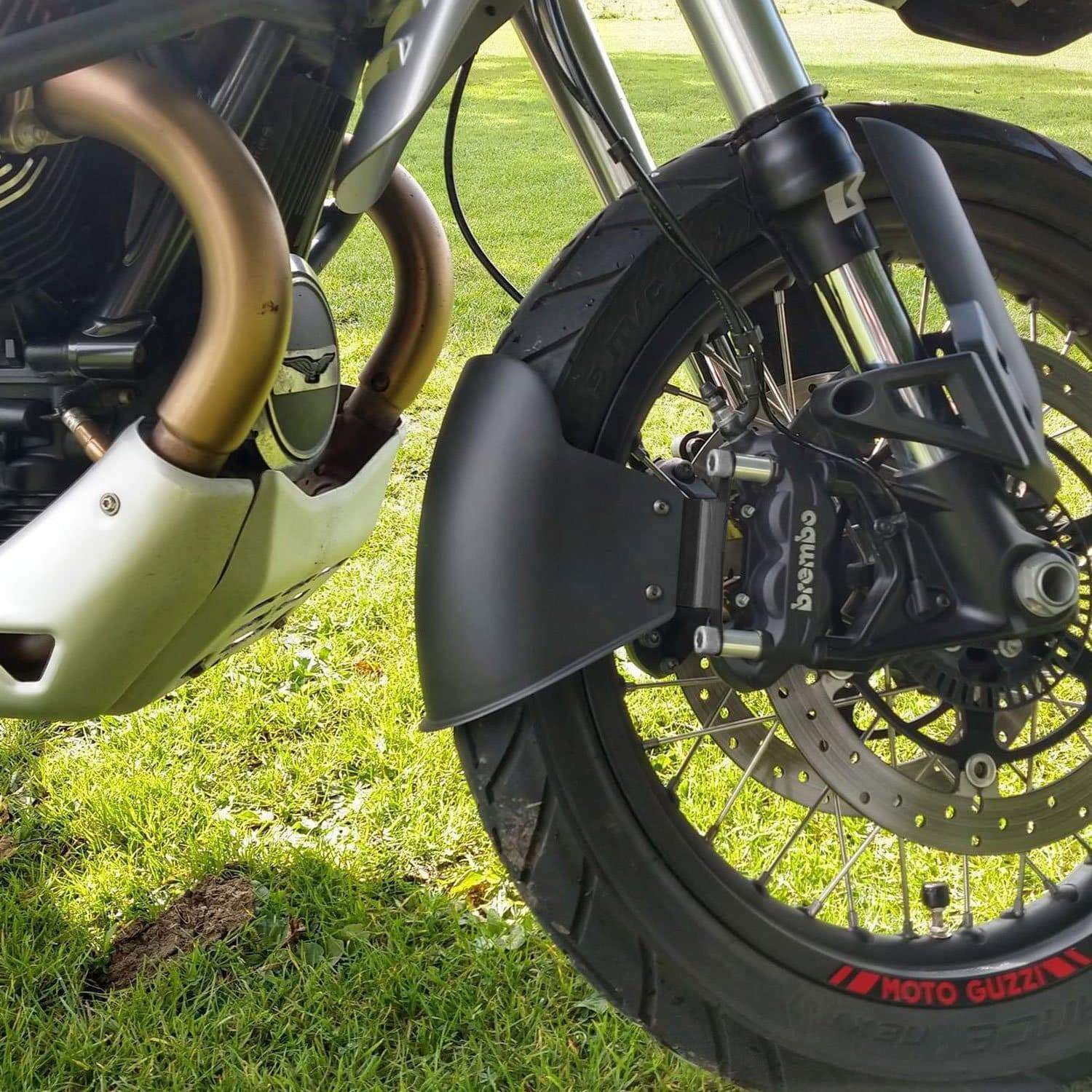 Pyramid Front Mudguard | Matte Black | Moto Guzzi V85 TT 2019>Current - Image 2