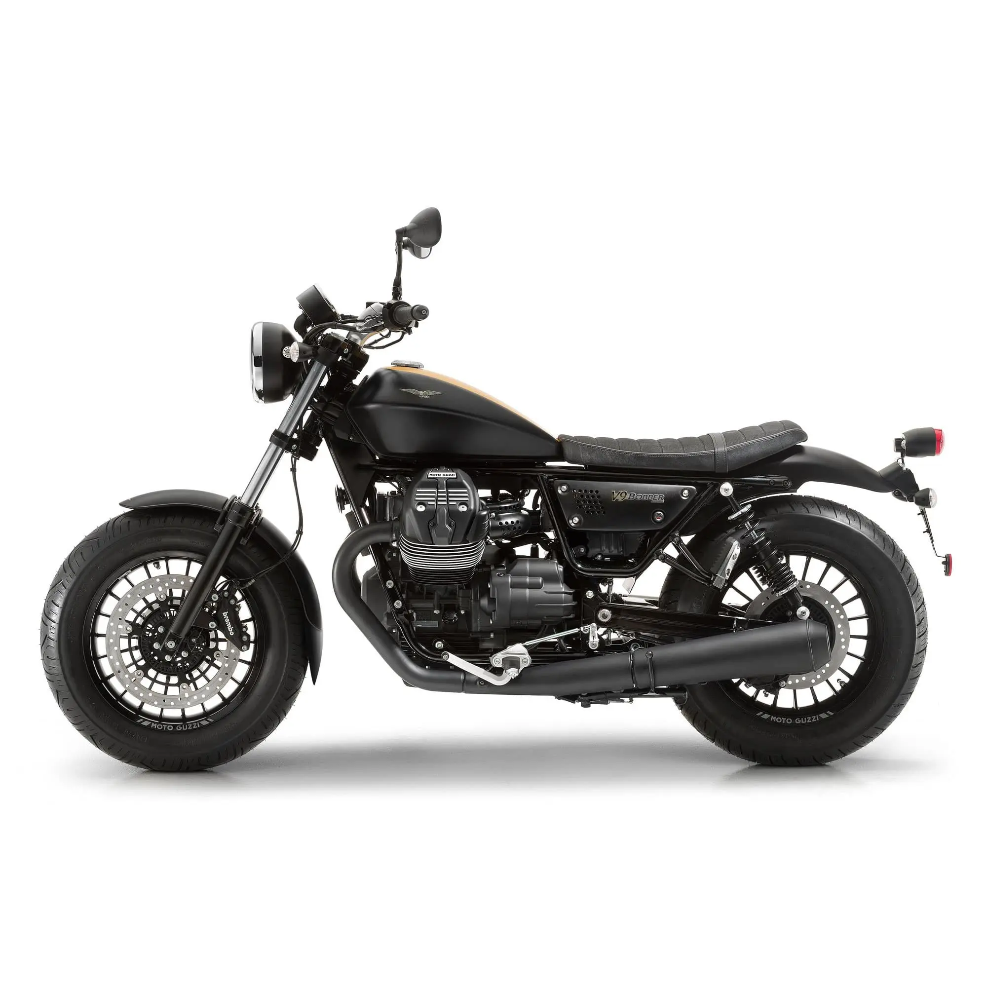 Pyramid Extenda Fenda | Matte Black | Moto Guzzi V9 Roamer 2016>Current - Image 4