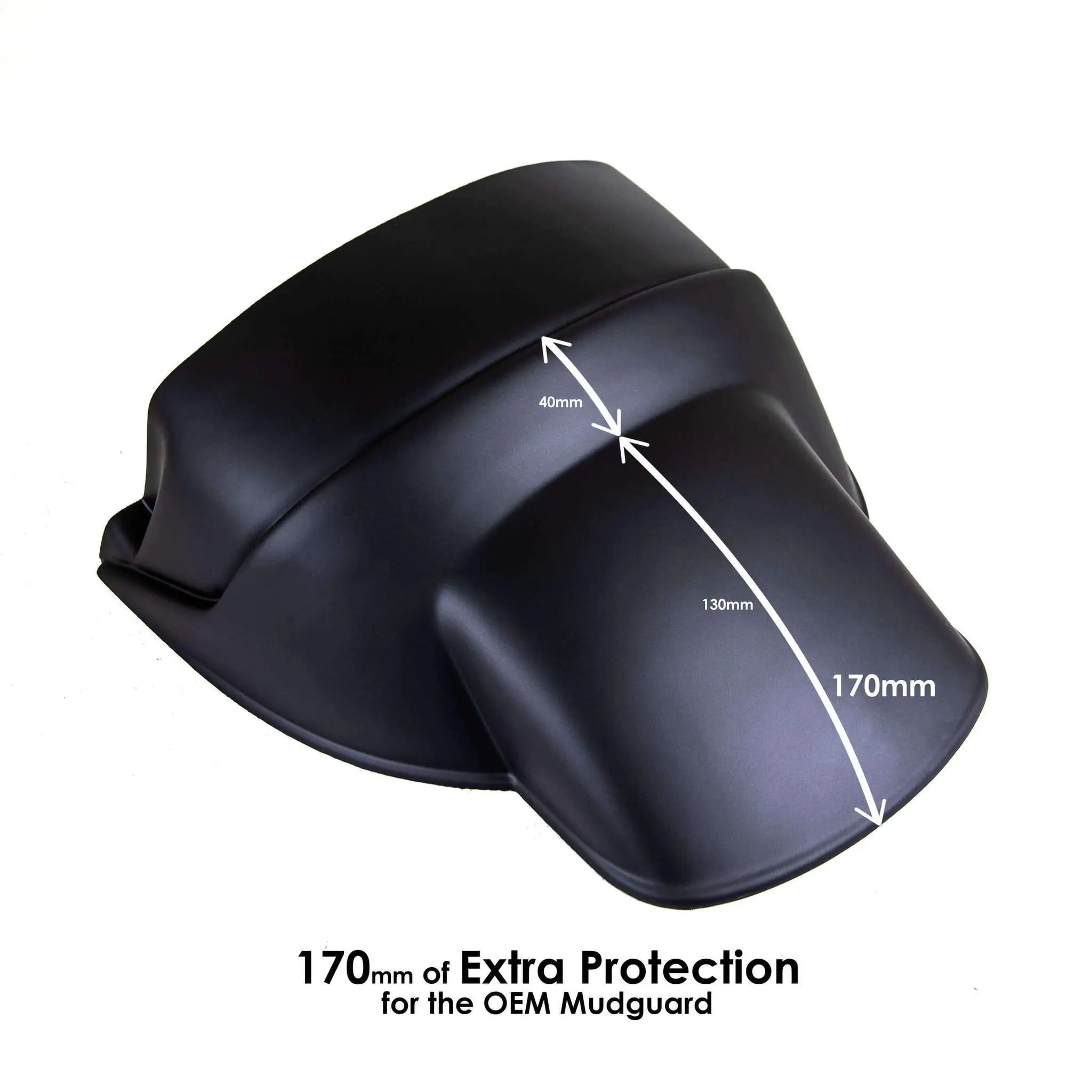 Pyramid Extenda Fenda | Matte Black | Piaggio Vespa GT 250 2005>2008 - Image 4