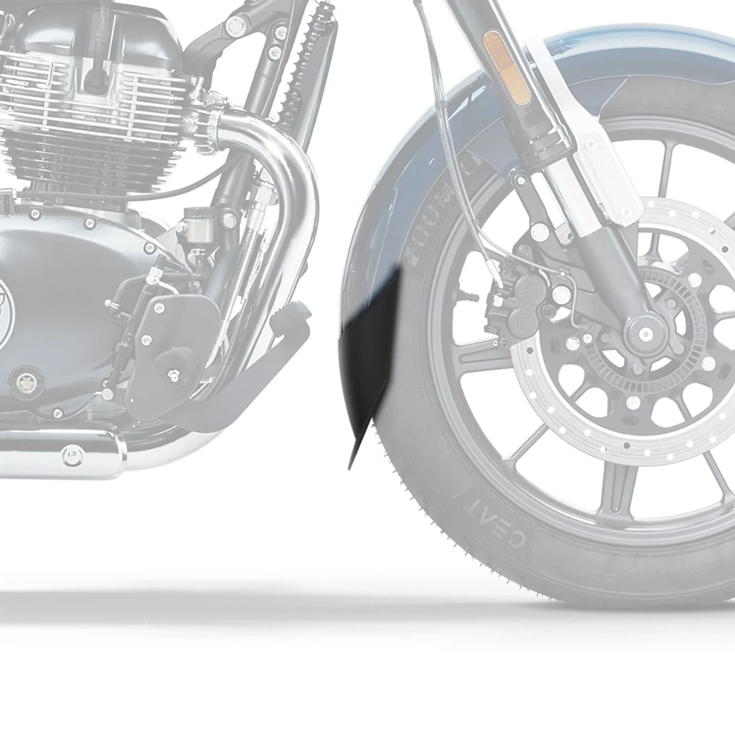 Pyramid Extenda Fenda | Matte Black | Royal Enfield Super Meteor 650 2023>Current - Image 3