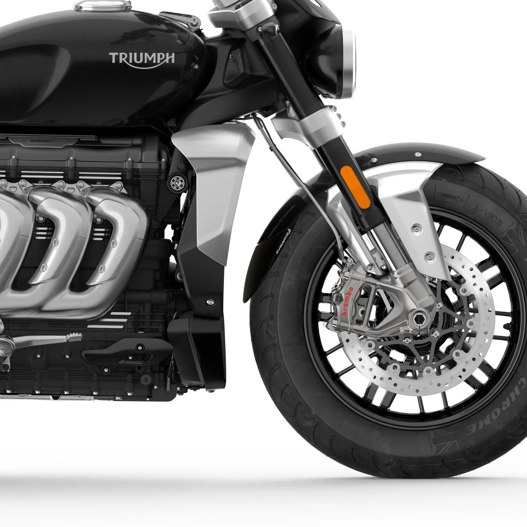 Pyramid Extenda Fenda | Matte Black | Triumph Rocket 3 2019>Current - Image 3