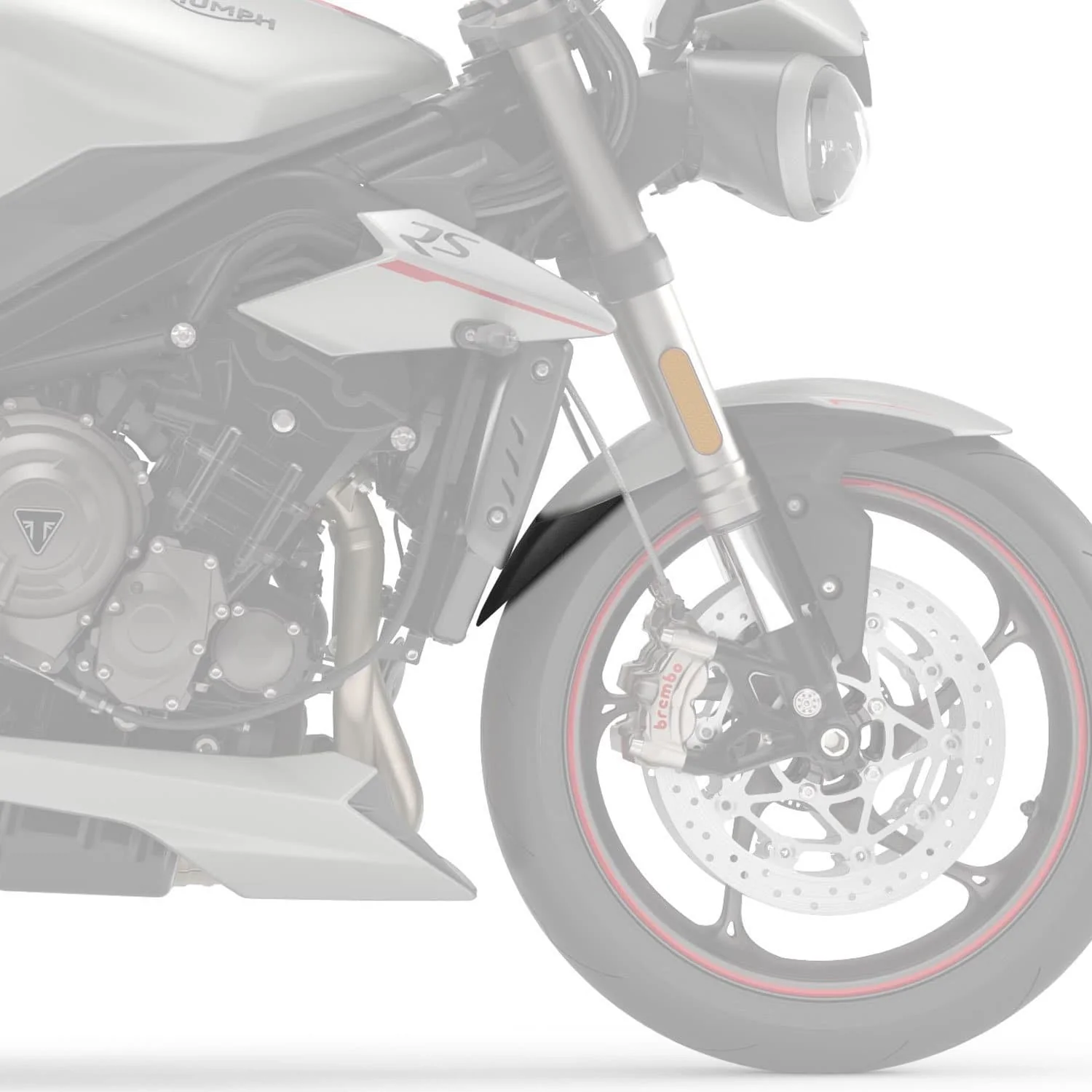 Pyramid Extenda Fenda | Matte Black | Triumph Street Triple 765 R 2017>Current