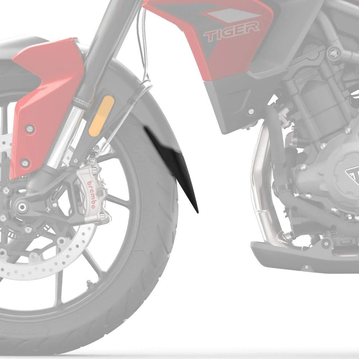 Pyramid Extenda Fenda | Matte Black | Triumph Tiger 900 GT Low 2020>Current - Image 3