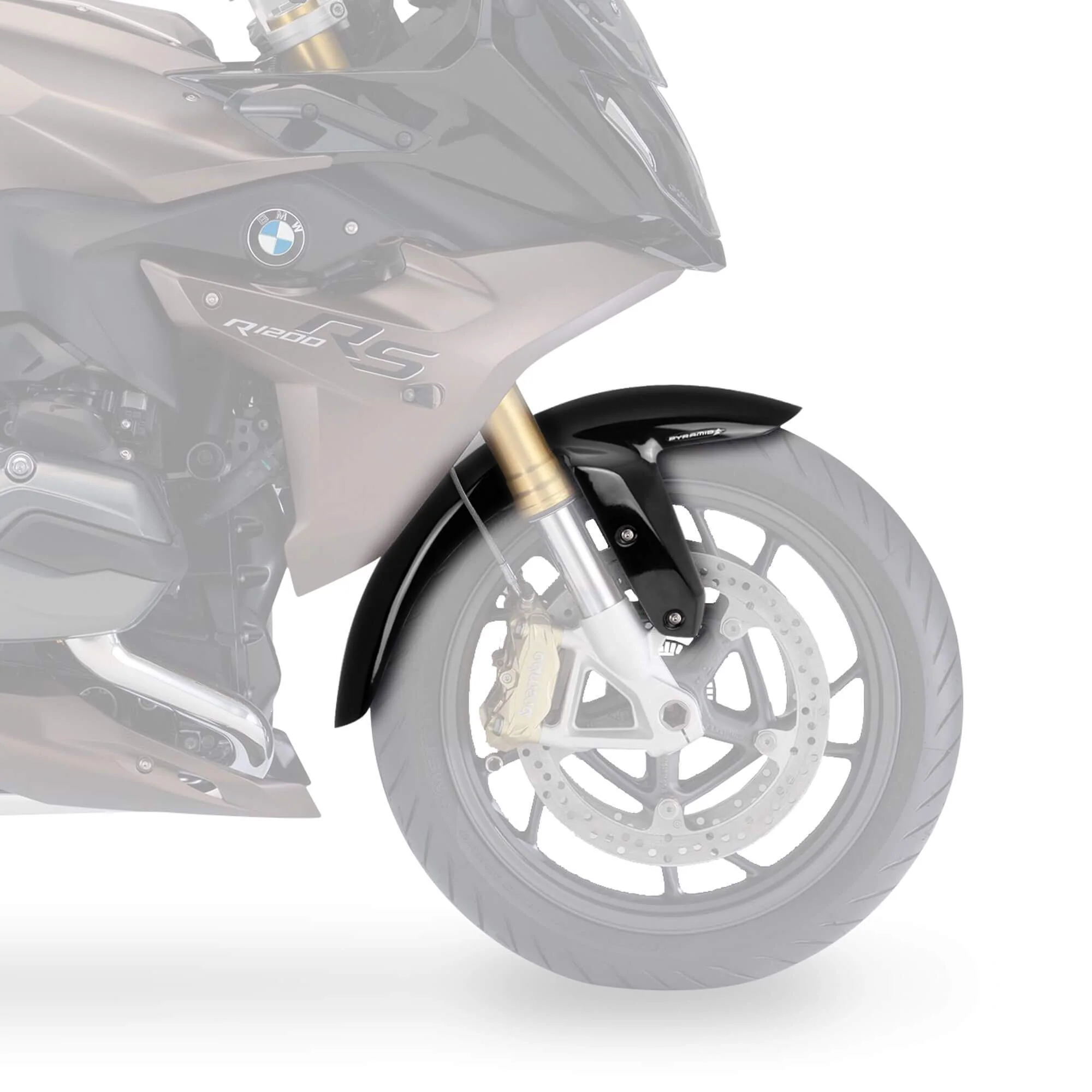 Pyramid Extended Front Guard | Matte Black | BMW R 1200 RS 2015>Current - Image 3