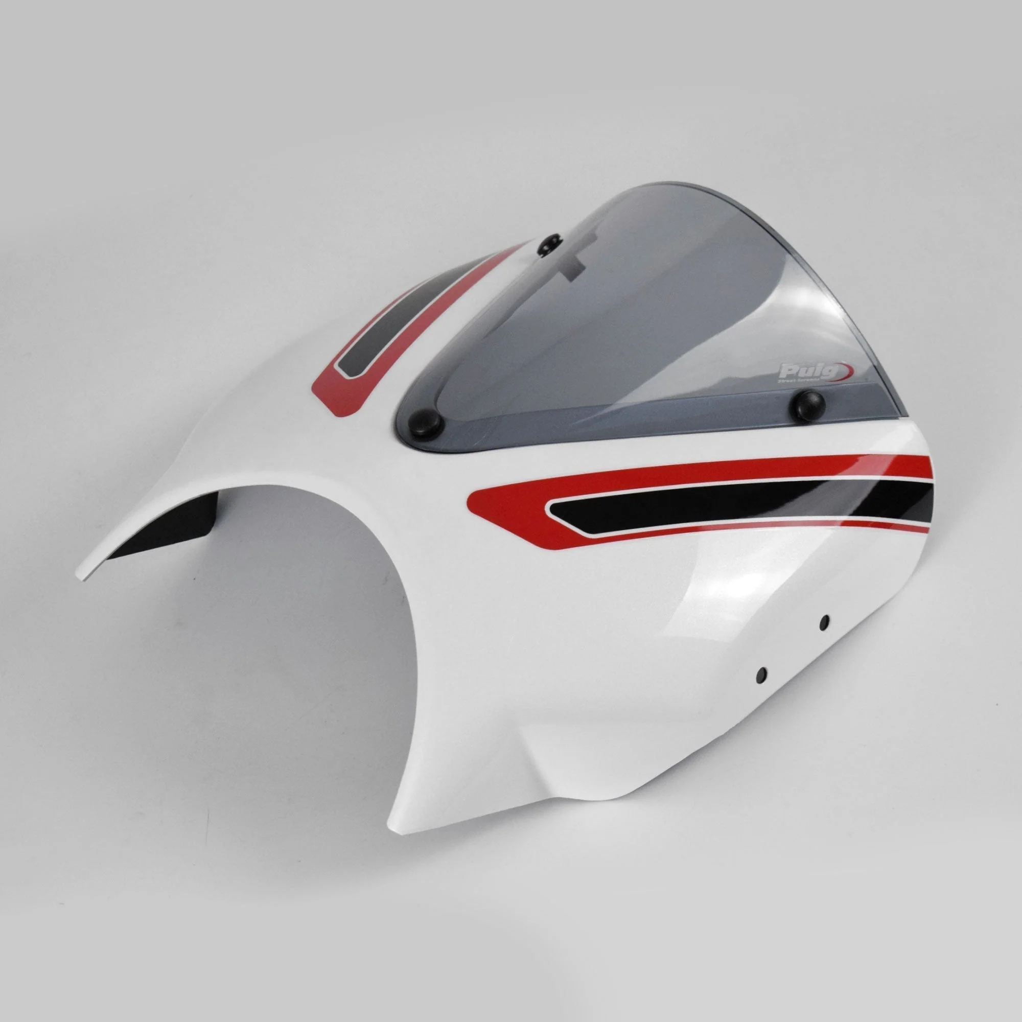 Pyramid Fly Screen | Crystal White Scheme | Triumph Trident 660 2021>Current - Image 4