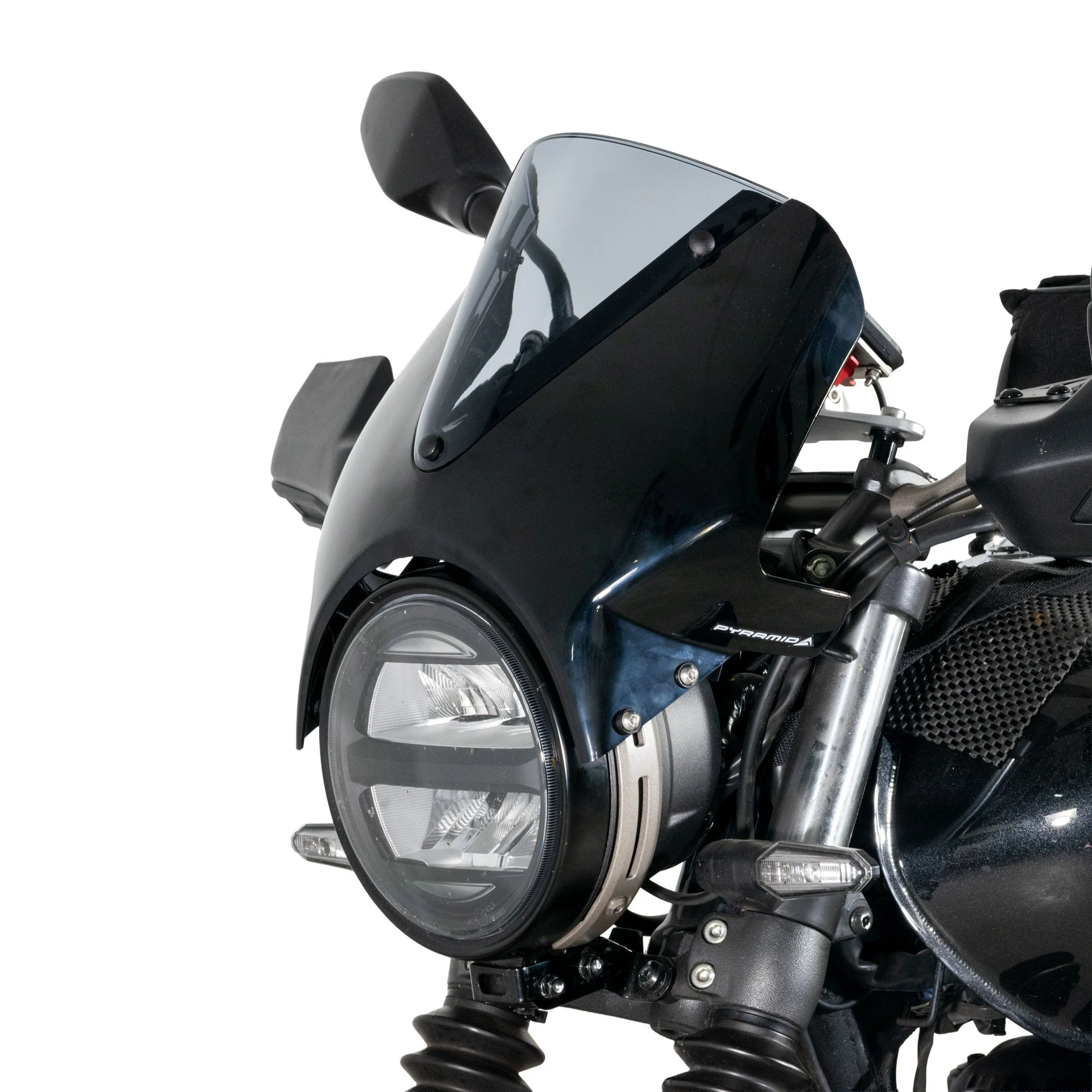 Pyramid Fly Screen | Gloss Black | Honda GB350S 2025>Current - Image 8