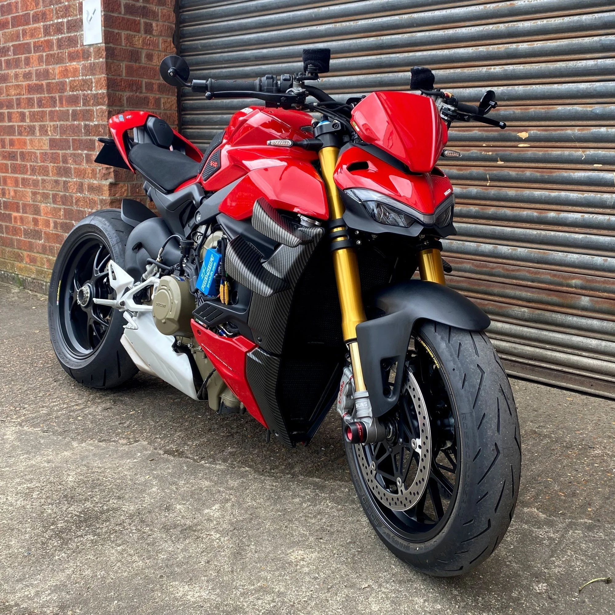 Pyramid Fly Screen | Matte Black | Ducati Streetfighter V4 S 2020>2024 - Image 2