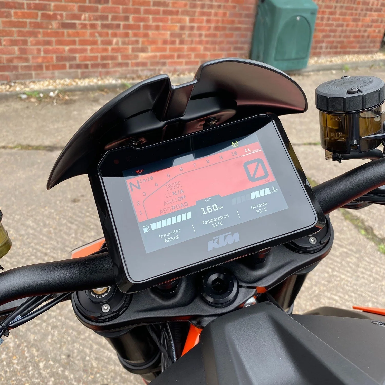 Pyramid Fly Screen | Matte Black | KTM 1290 Super Duke R Evo 2022>Current - Image 5