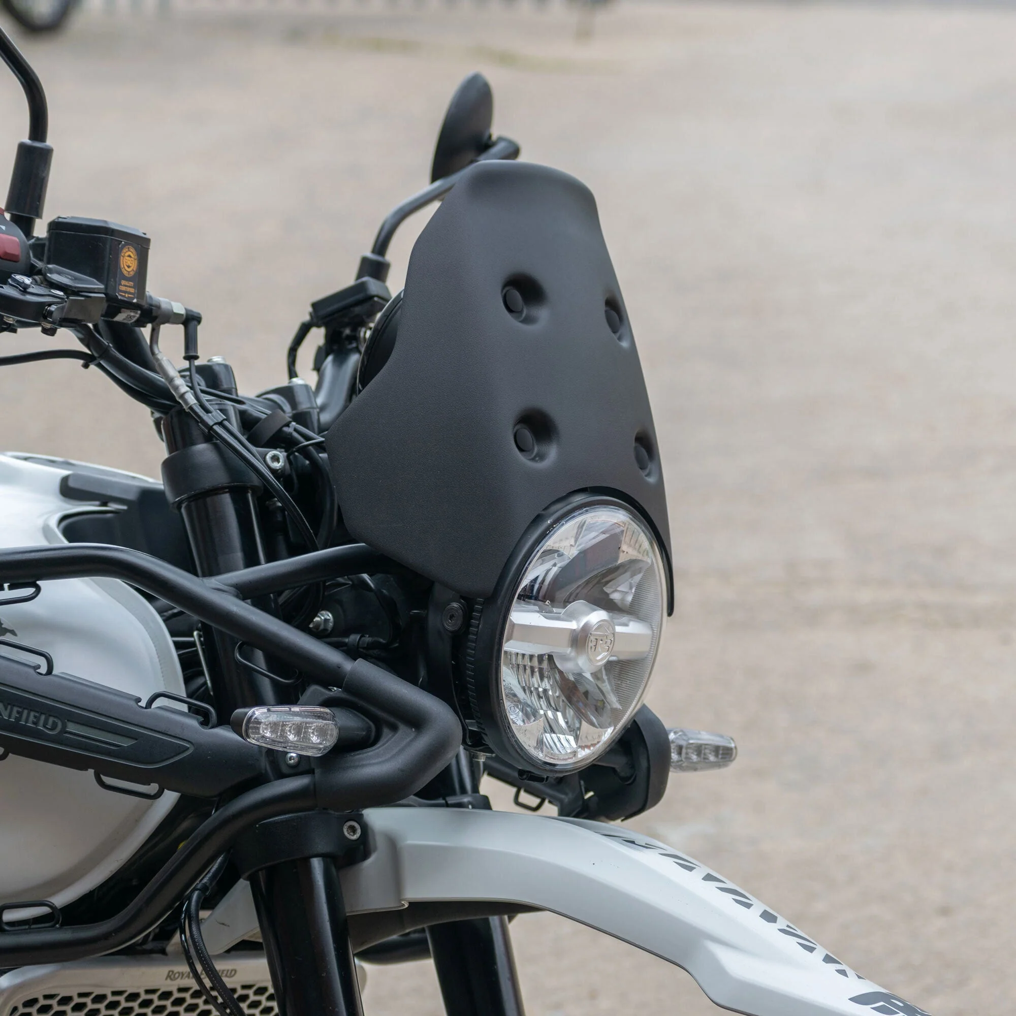 Pyramid Fly Screen | Matte Black | Royal Enfield Himalayan 450 2024>Current