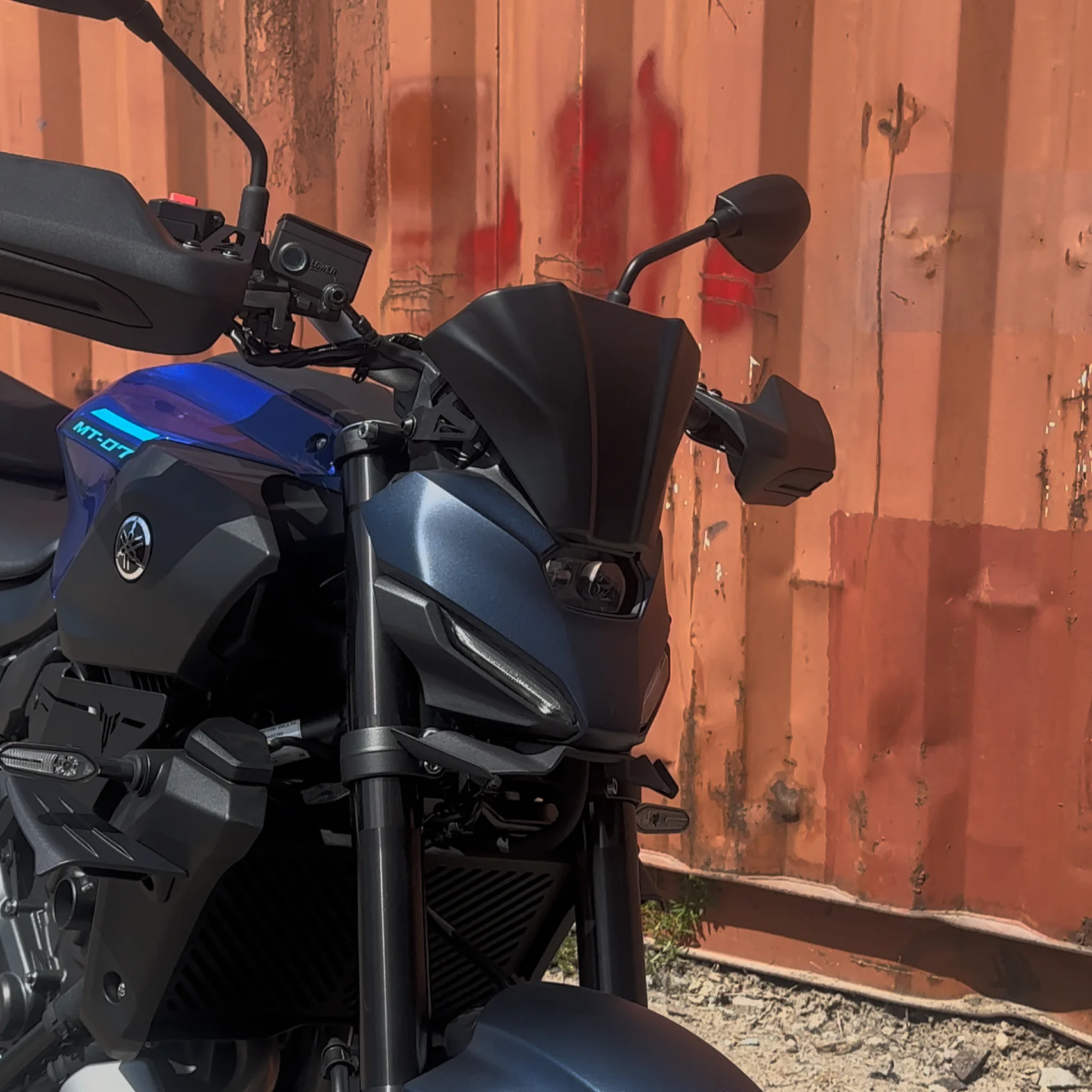Pyramid Fly Screen | Matte Black | Yamaha MT-07 2025>Current - Image 4