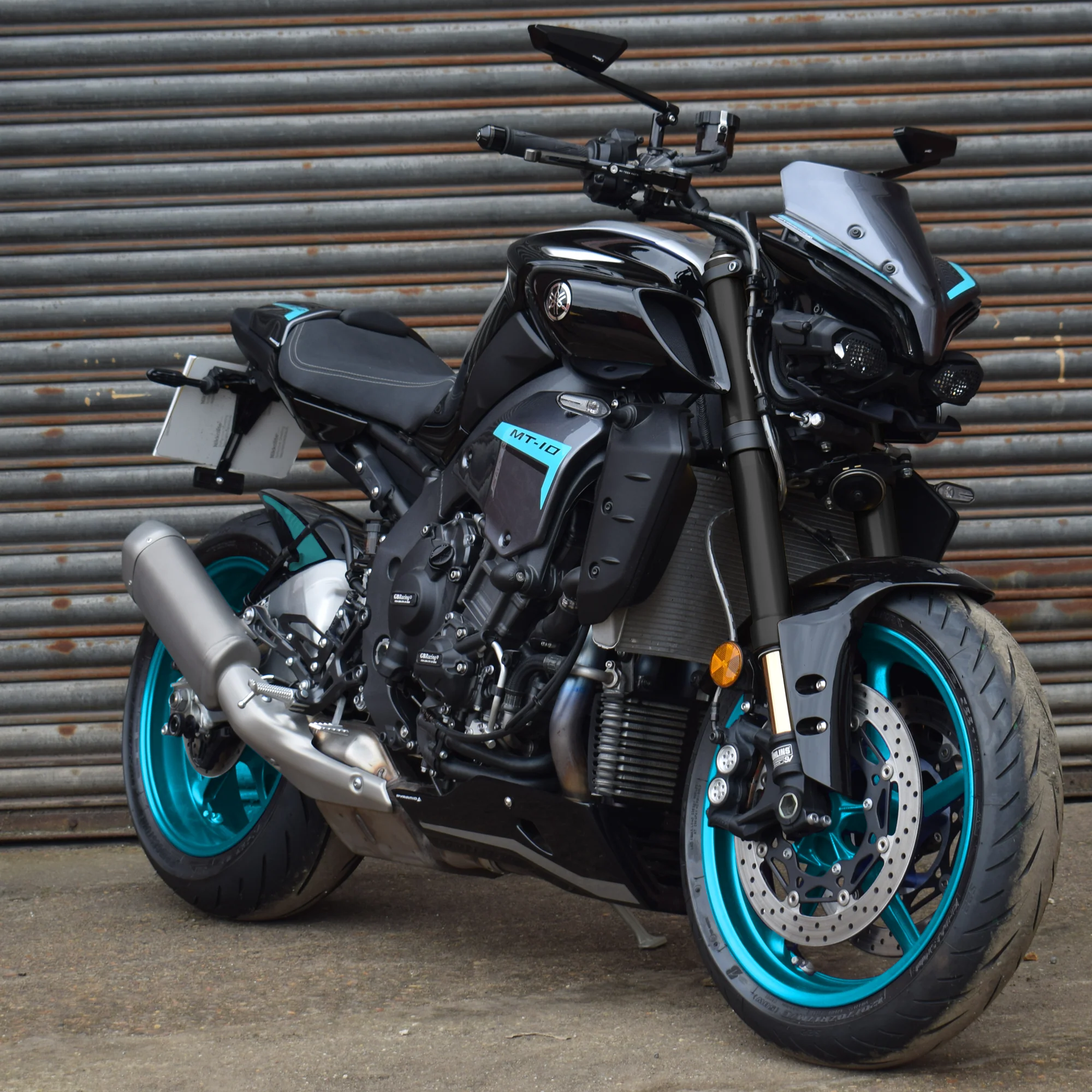 Pyramid Fly Screen | Midnight Cyan | Yamaha MT-10 2024>Current - Image 4