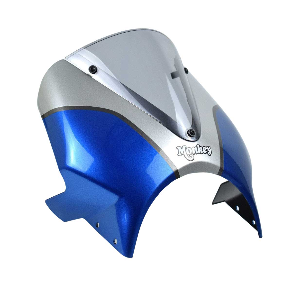 Pyramid Fly Screen | Pearl Glittering Blue/Silver | Honda Monkey 125 2021>Current