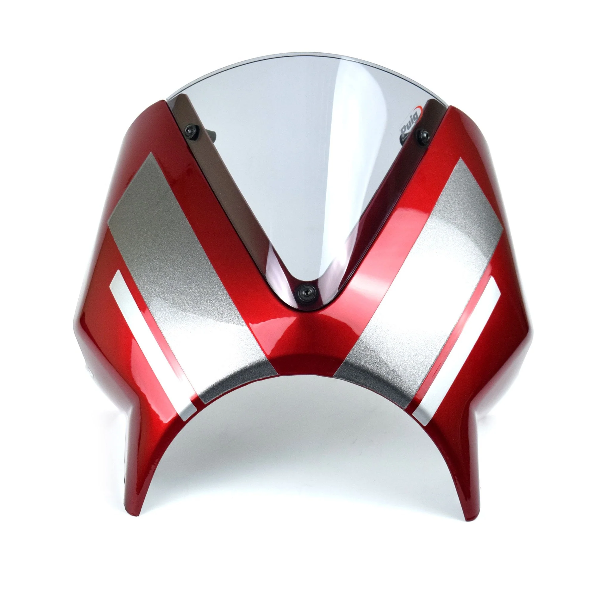 Pyramid Fly Screen | Red Hopper Scheme | Triumph Speed Twin 1200 2019>2024 - Image 4