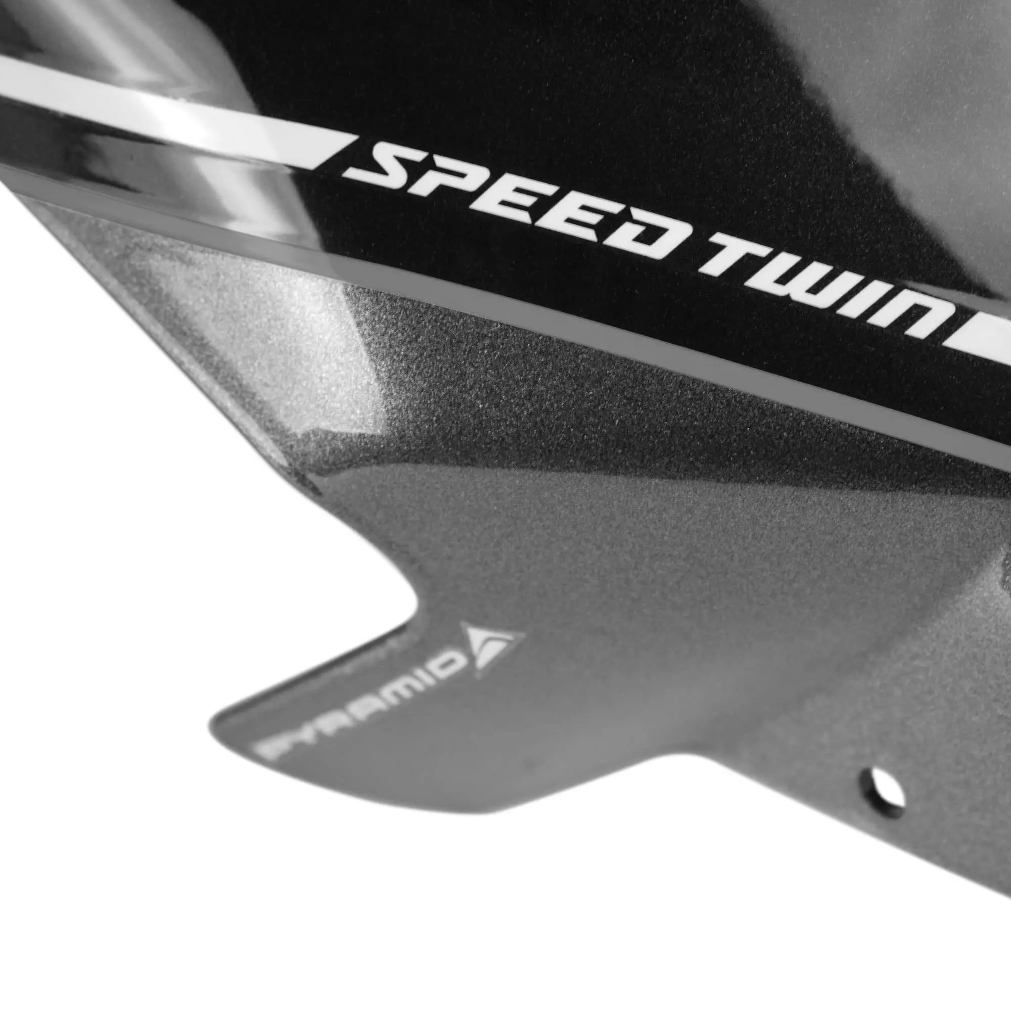 Pyramid Fly Screen | Silver Ice & Storm Grey | Triumph Speed Twin 1200 2019>2024 - Image 5