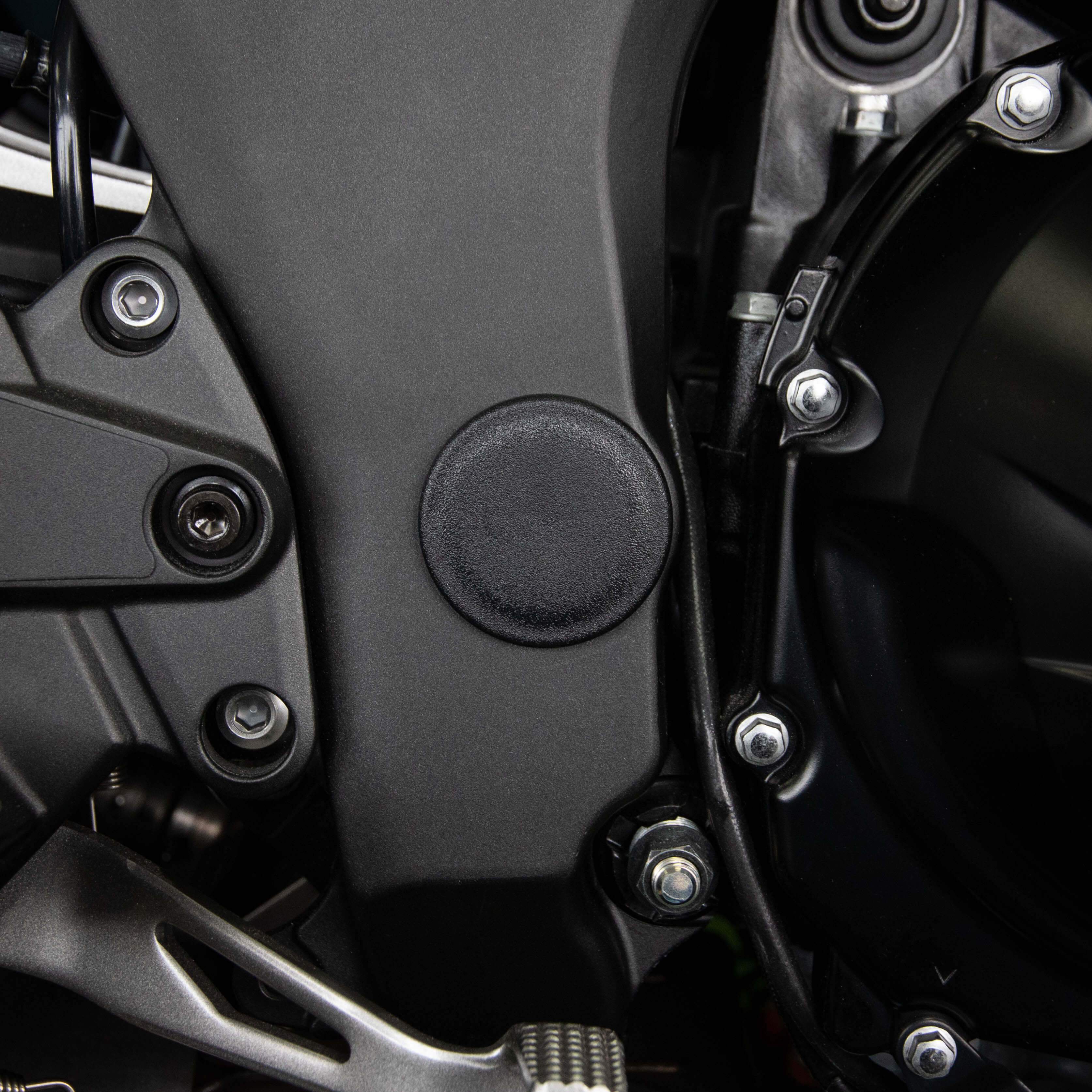 Pyramid Frame End Caps | Matte Black | Kawasaki Ninja 1000 SX 2020>2024 - Image 5
