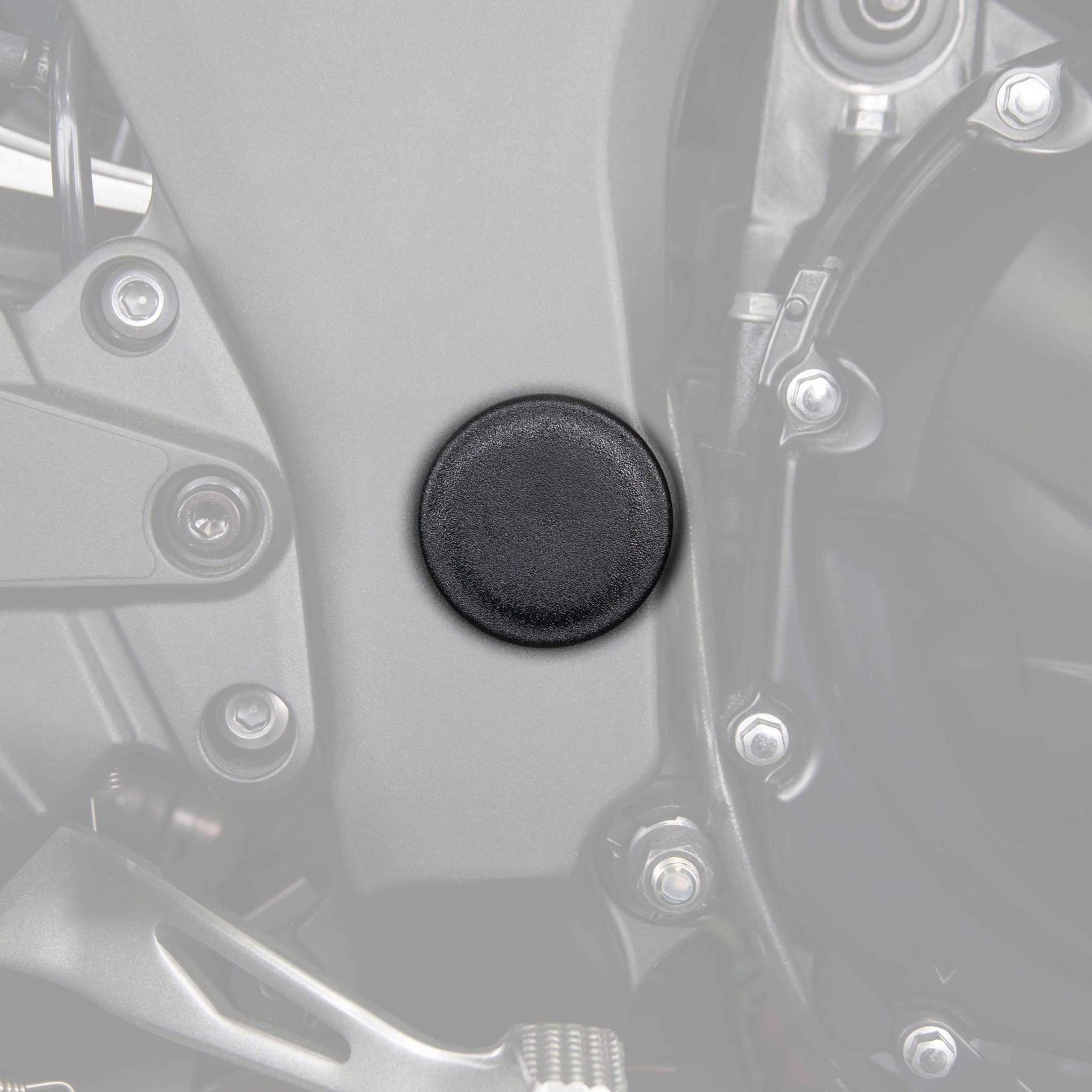 Pyramid Frame End Caps | Matte Black | Kawasaki Z 1000 SX 2011>2024 - Image 4