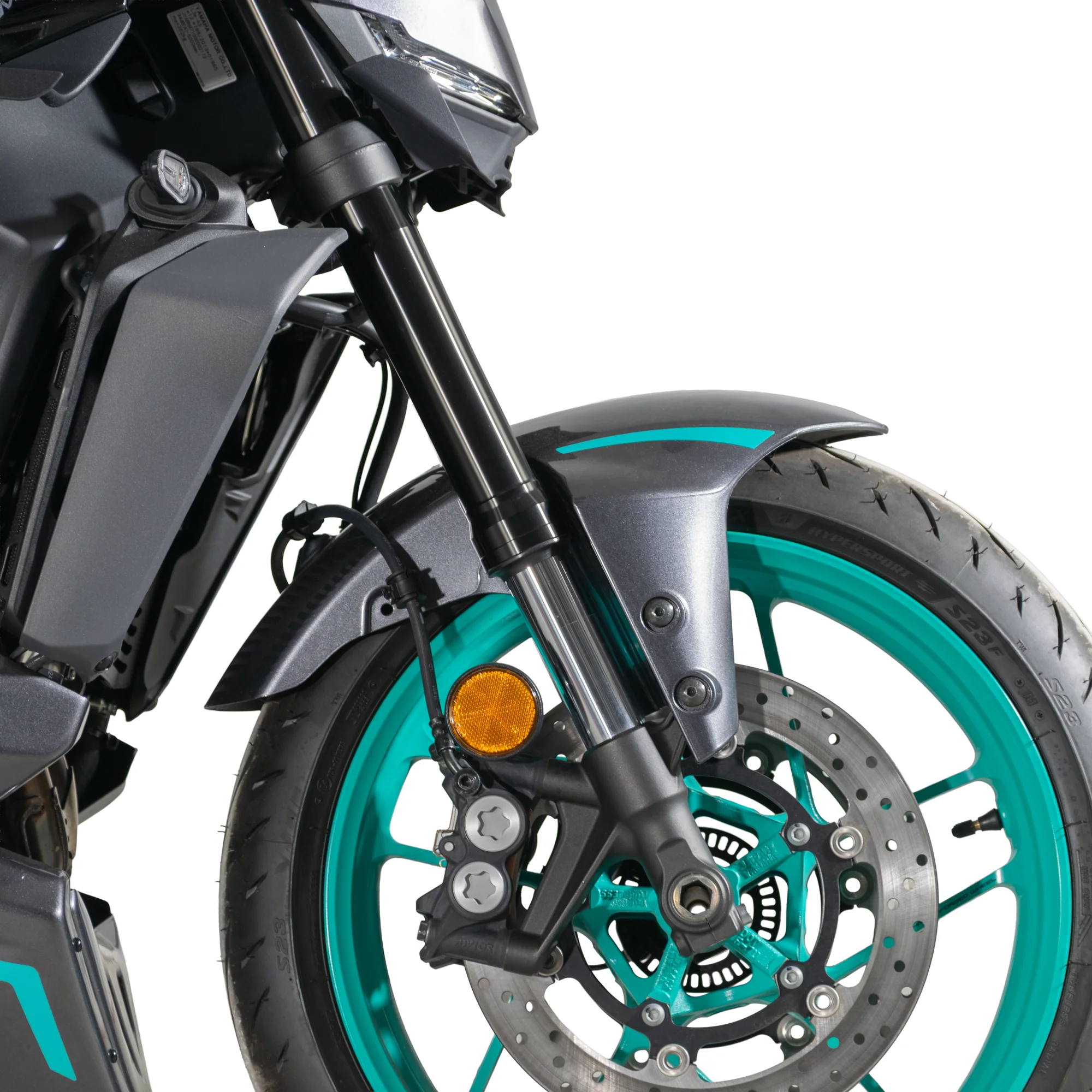 Pyramid Front Guard | Midnight Cyan | Yamaha MT-09 2024>Current - Image 2