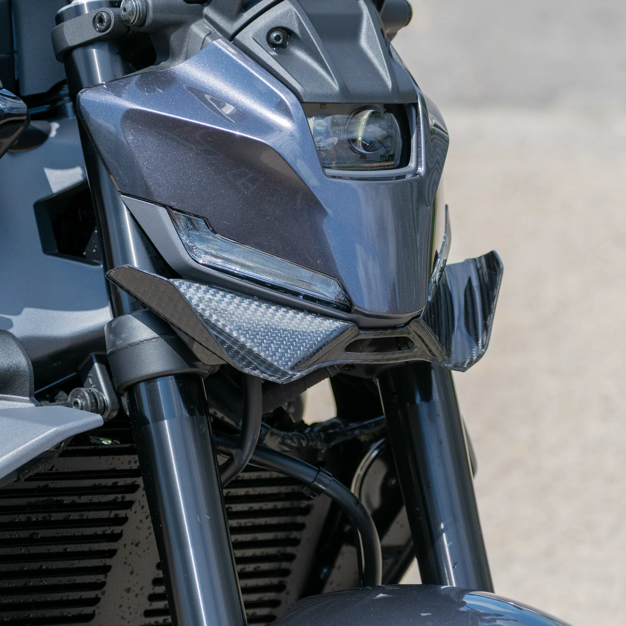 Pyramid Frontal Wing | Carbon Fibre | Yamaha MT-09 2024>Current - Image 2