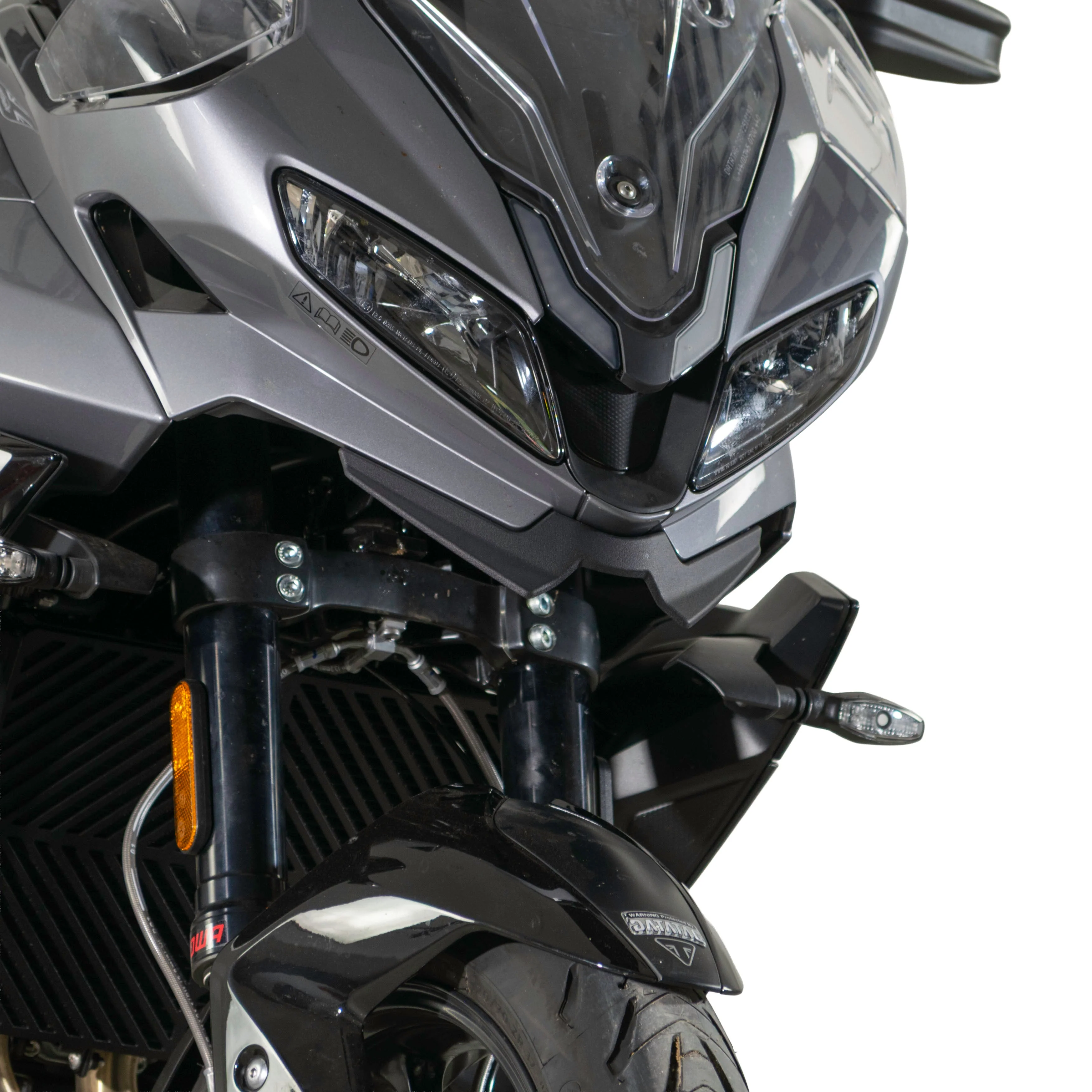 Pyramid Frontal Wing | Matte Black | Tiger Sport 800 2025>Current - Image 6