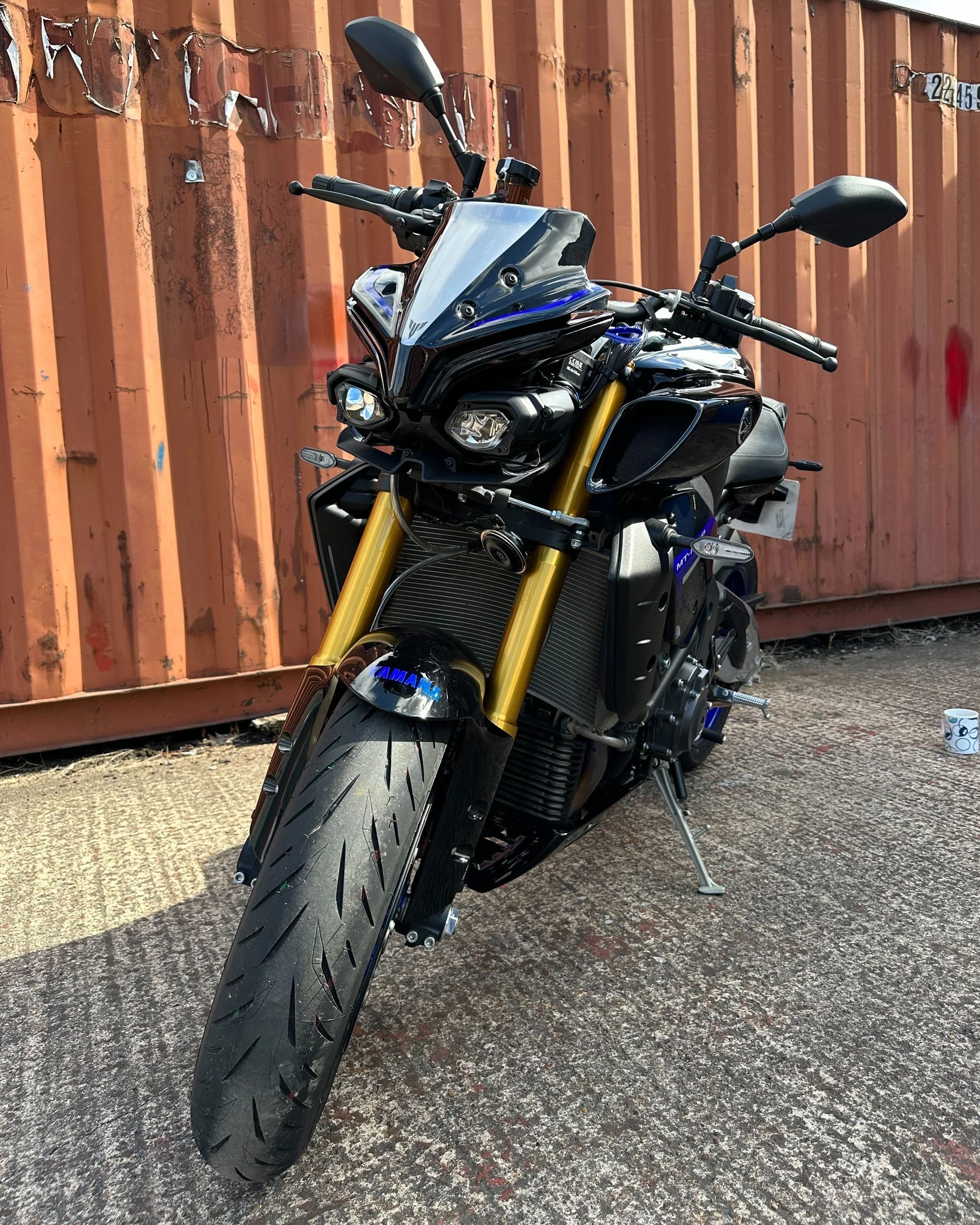Pyramid Frontal Wing | Matte Black | Yamaha MT-10 SP 2022>Current - Image 5