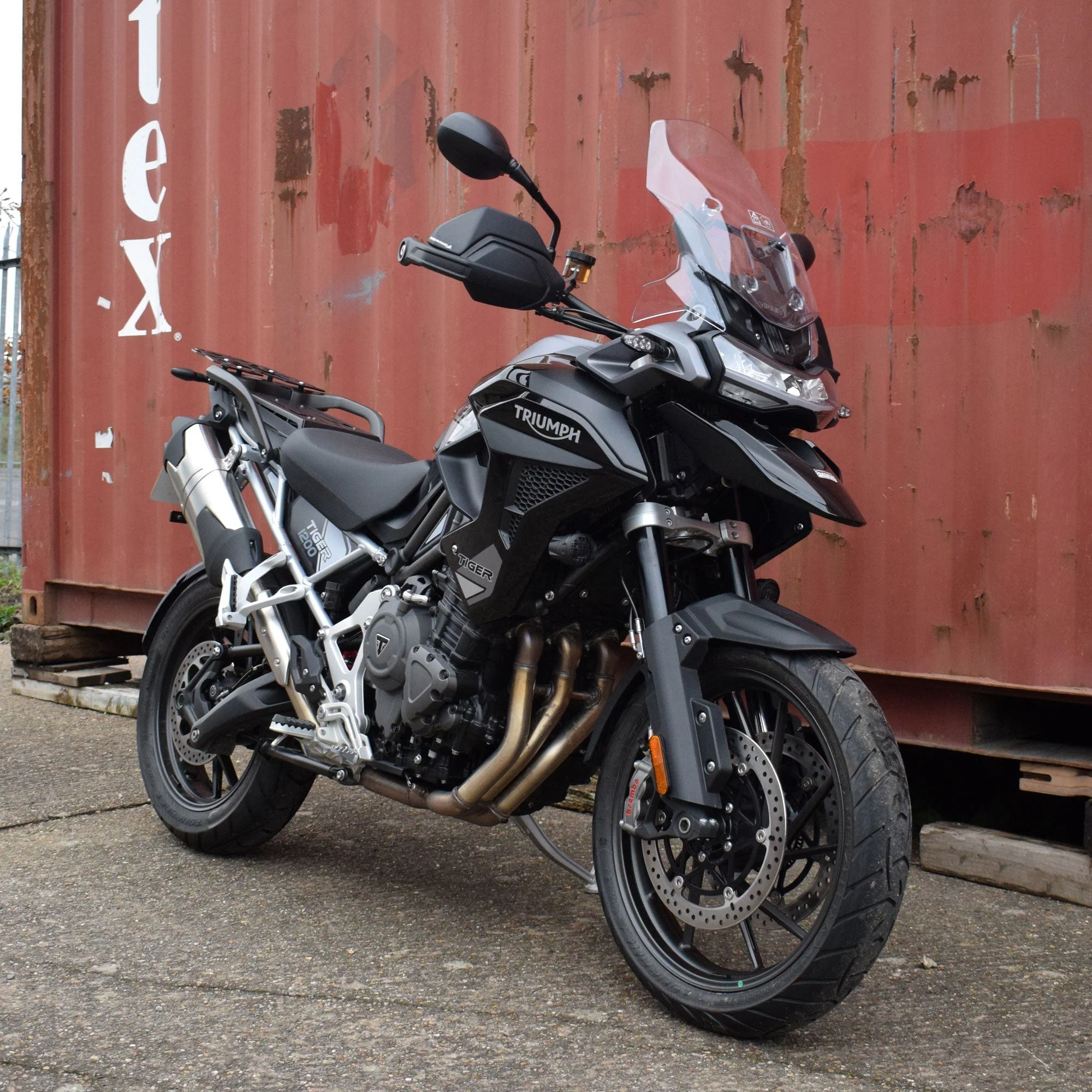 Pyramid Handguard Extensions | Matte Black | Triumph Tiger 1200 GT 2022>Current - Image 6