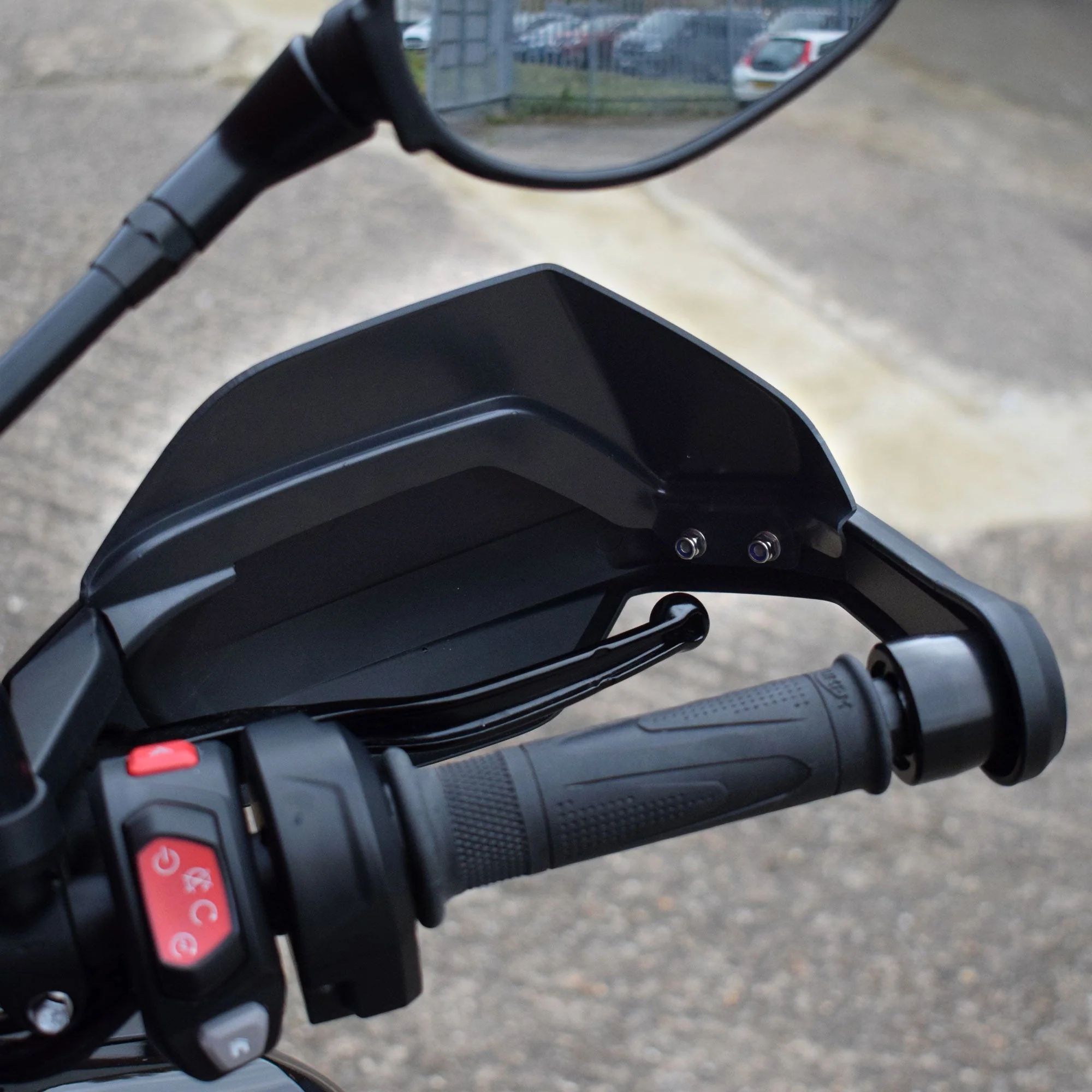 Pyramid Handguard Extensions | Matte Black | Triumph Tiger 1200 GT Pro 2022>Current - Image 4