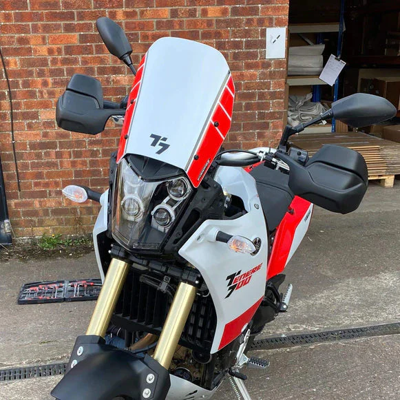 Pyramid Handguard Extensions | Matte Black | Yamaha Tenere 700 Rally Edition 2021>2025 - Image 3