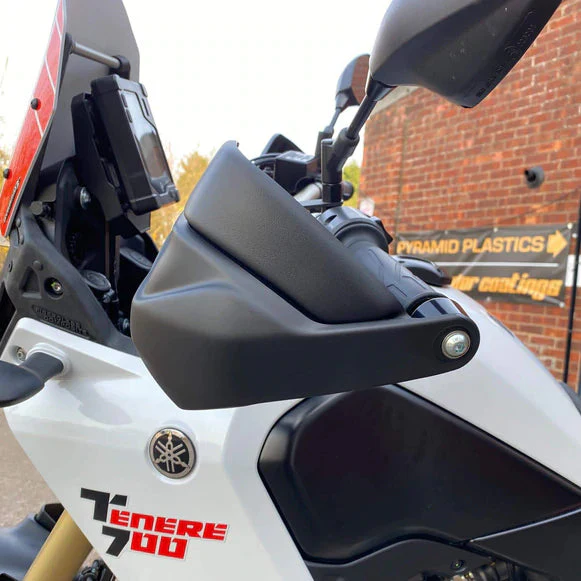 Pyramid Handguard Extensions | Matte Black | Yamaha Tenere 700 Rally Edition 2021>2025 - Image 4