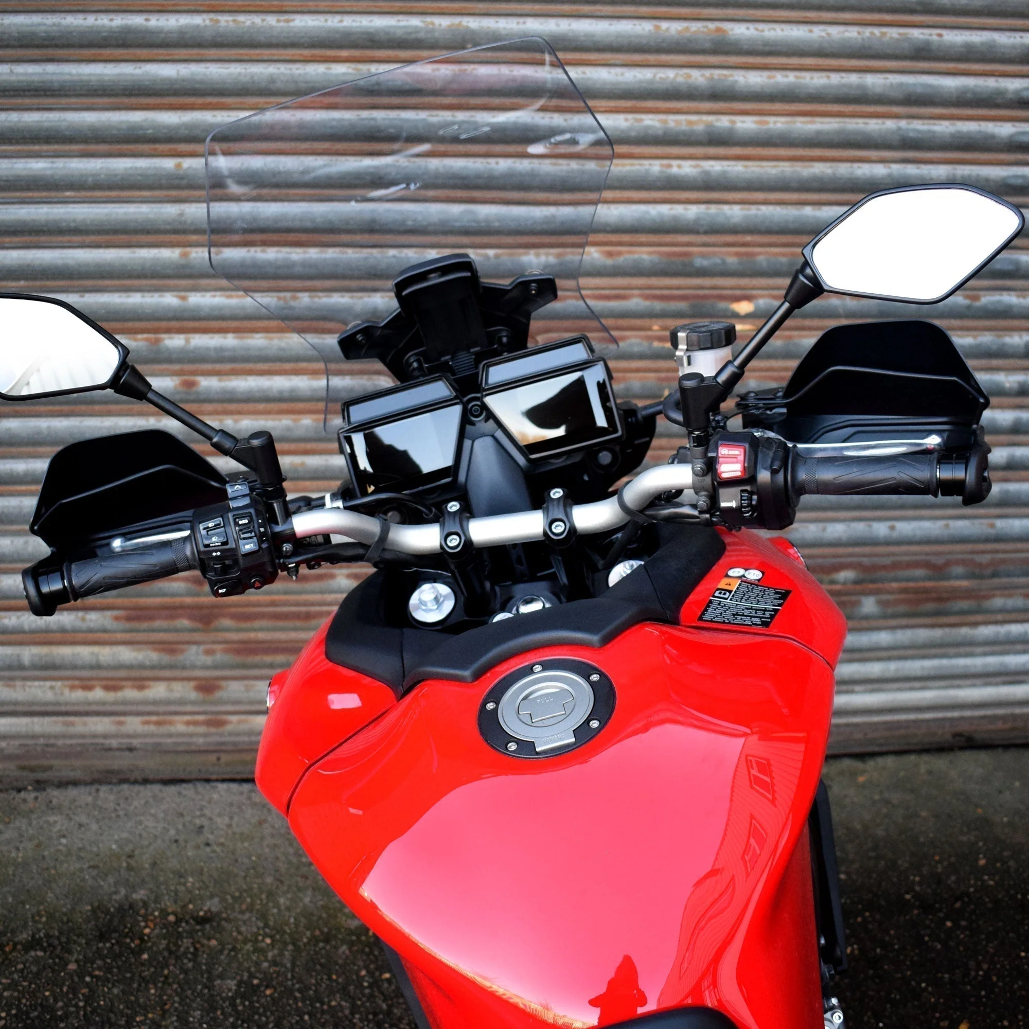 Pyramid Handguard Extensions | Matte Black | Yamaha Tracer 9 2021>Current - Image 9