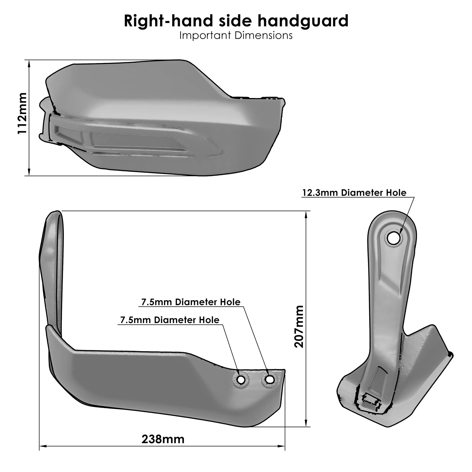 Pyramid Handguards | Plastic Guards Only - Image 2