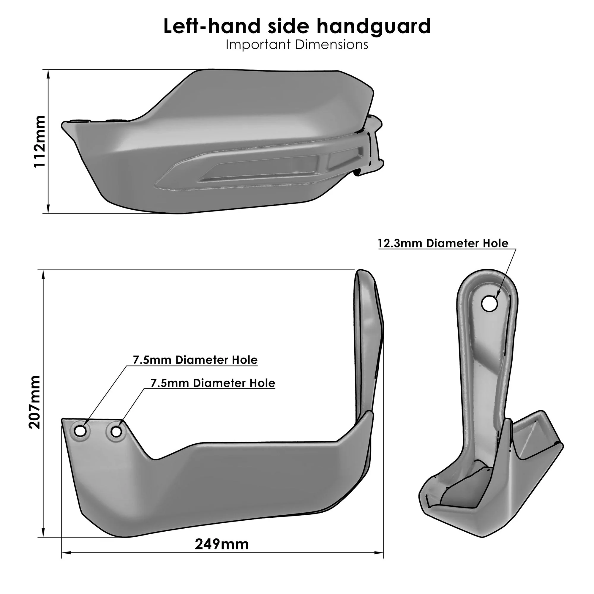 Pyramid Handguards | Plastic Guards Only - Image 3