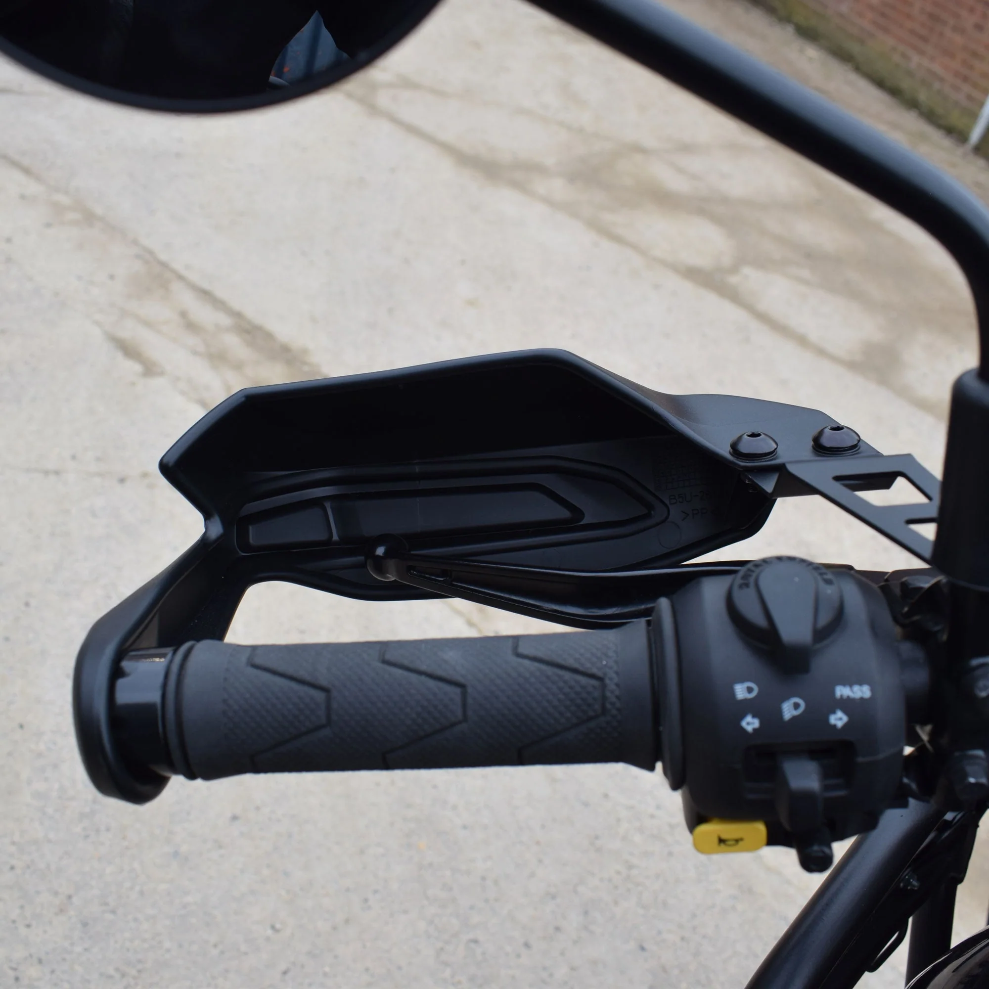 Pyramid Handguards | Matte Black | Royal Enfield Himalayan 450 2024>Current - Image 6