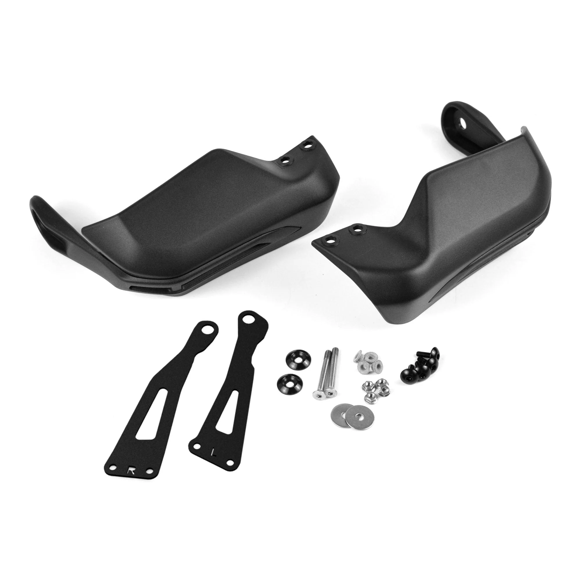Pyramid Handguards | Matte Black | Moto Guzzi V100 Mandello S 2022>Current